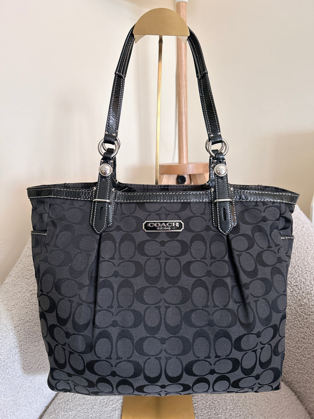 Vintage Coach tote shoulder bag
