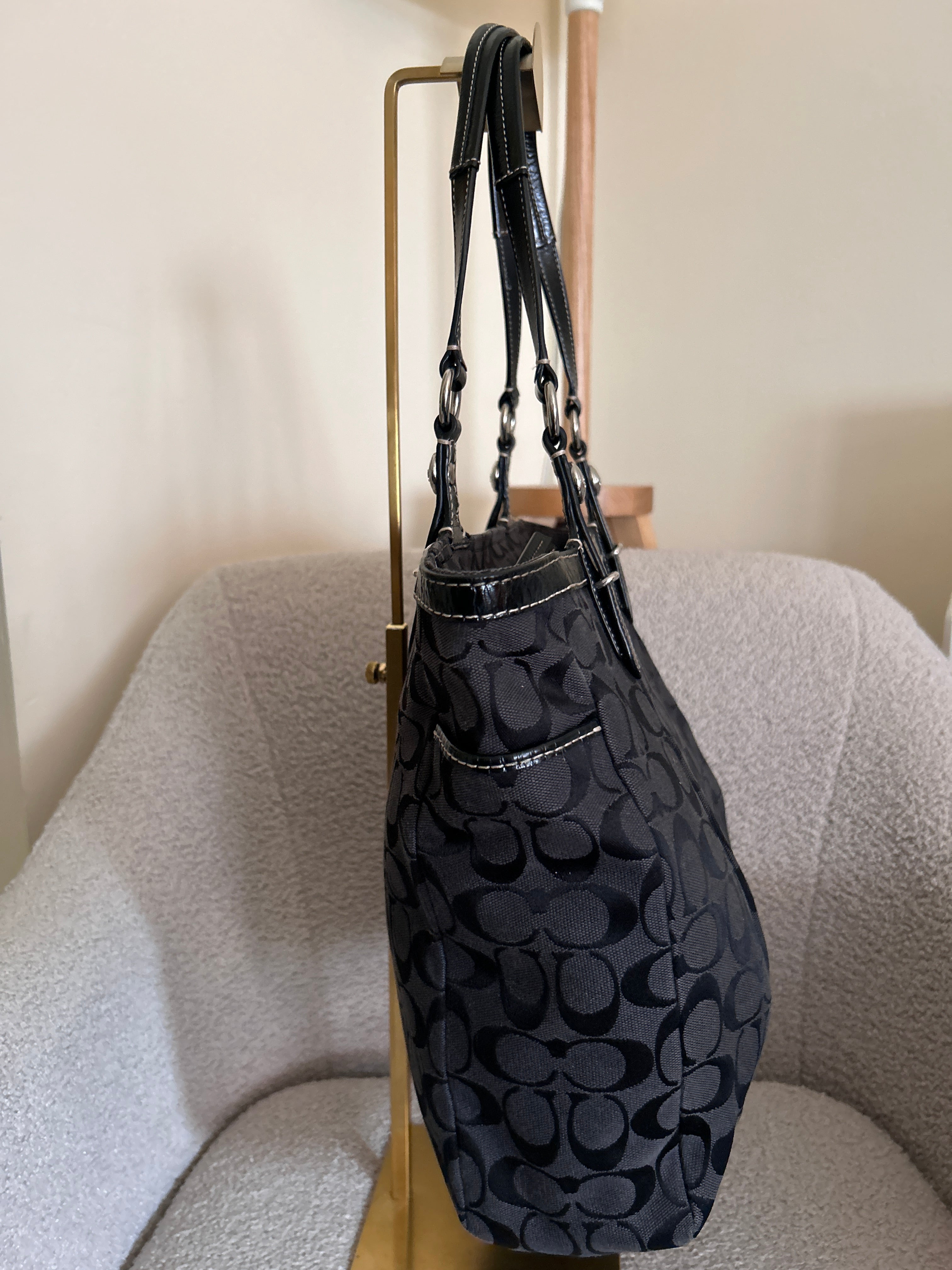 Vintage Coach tote shoulder bag