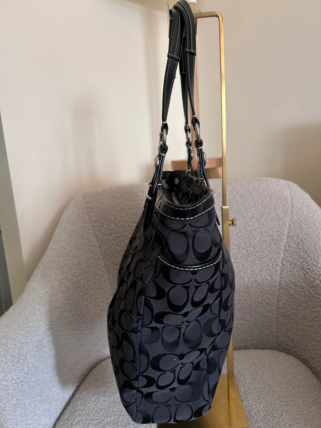 Vintage Coach tote shoulder bag