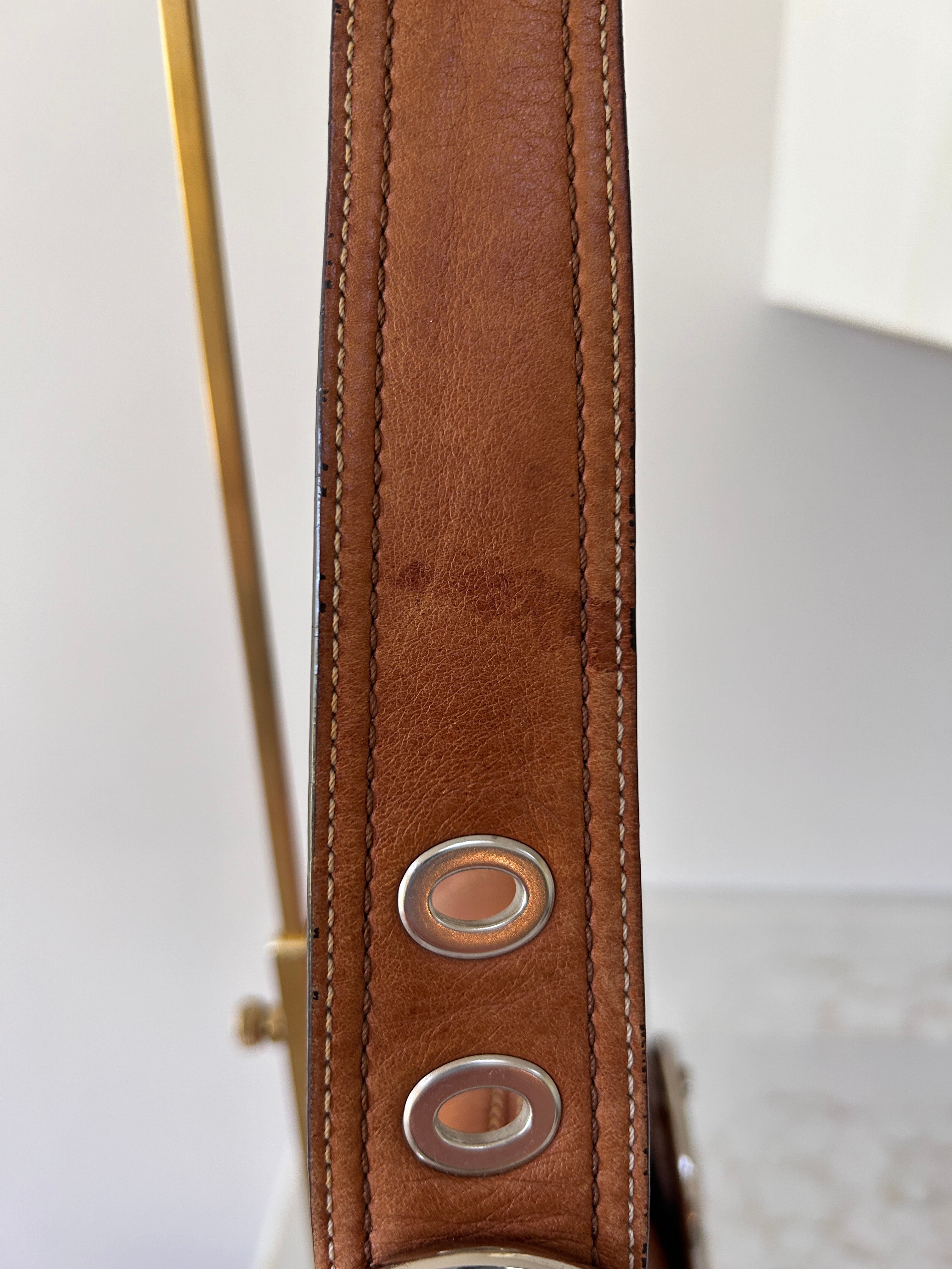 Vintage Coach Soho tan leather shoulder bag