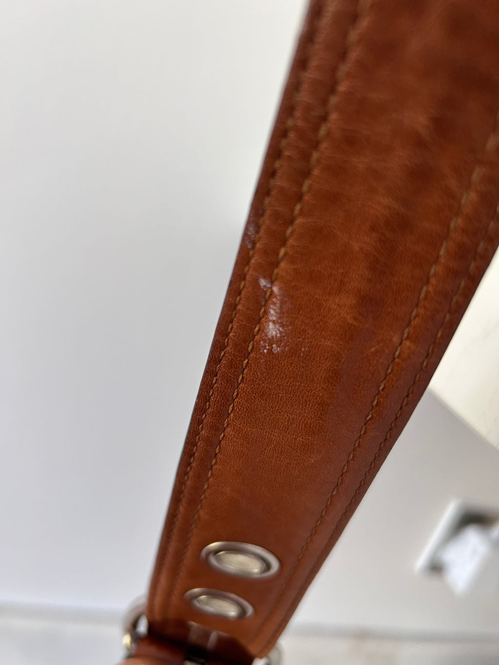 Vintage Coach Soho tan leather shoulder bag