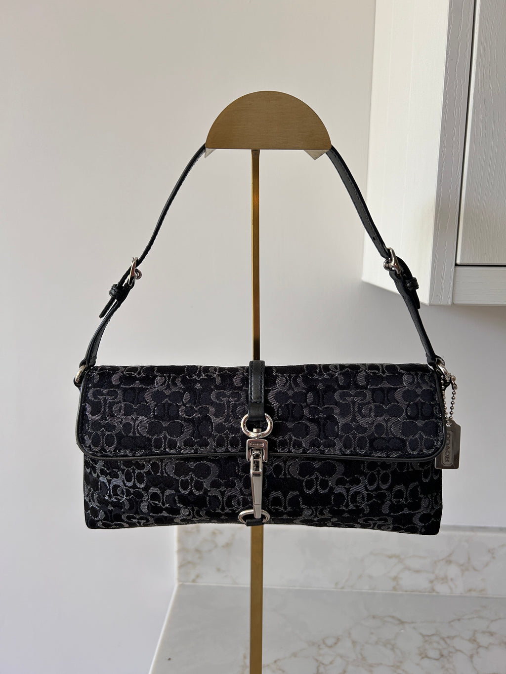 Vintage Coach optic limited edition shoulder bag