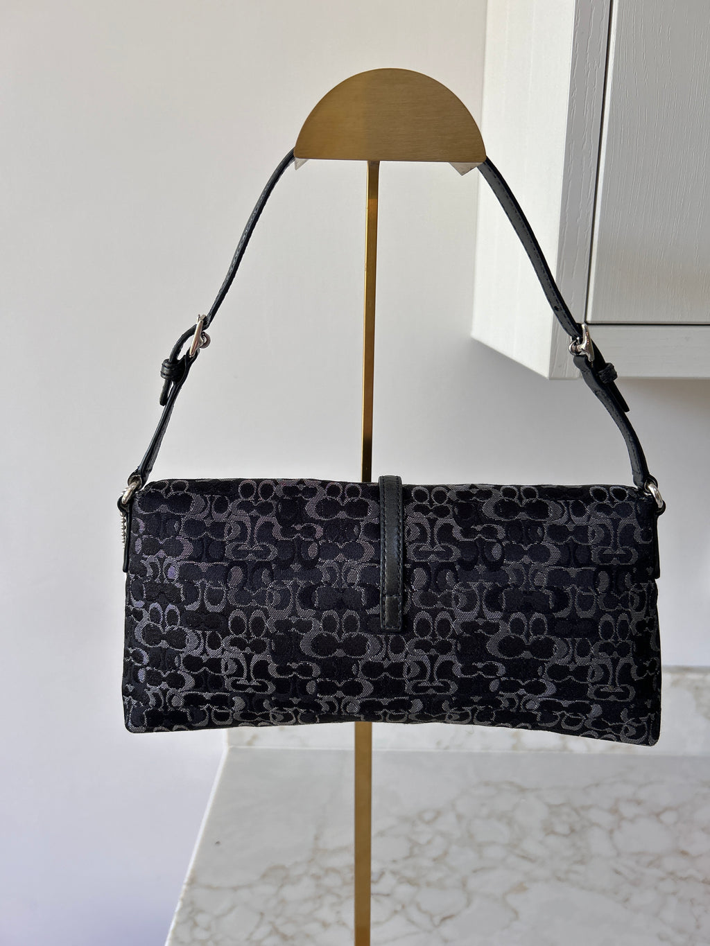Vintage Coach optic limited edition shoulder bag