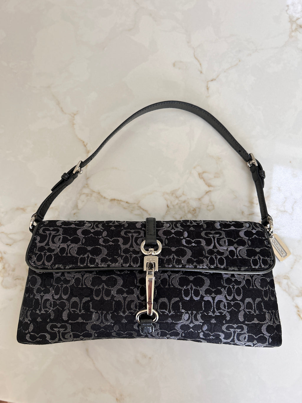 Vintage Coach optic limited edition shoulder bag