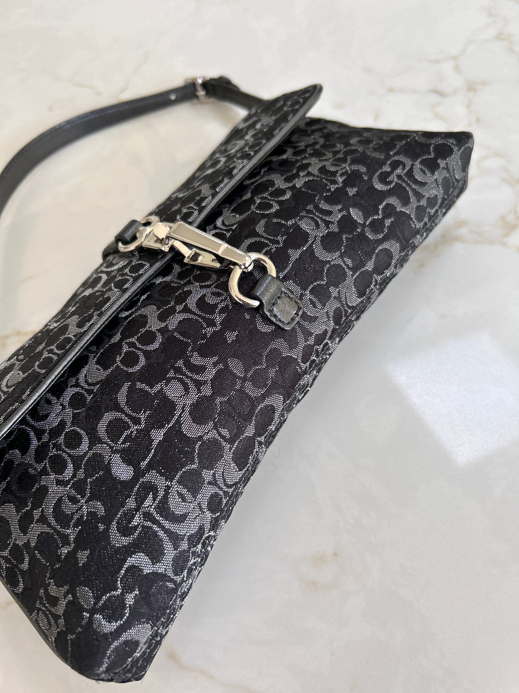 Vintage Coach optic limited edition shoulder bag