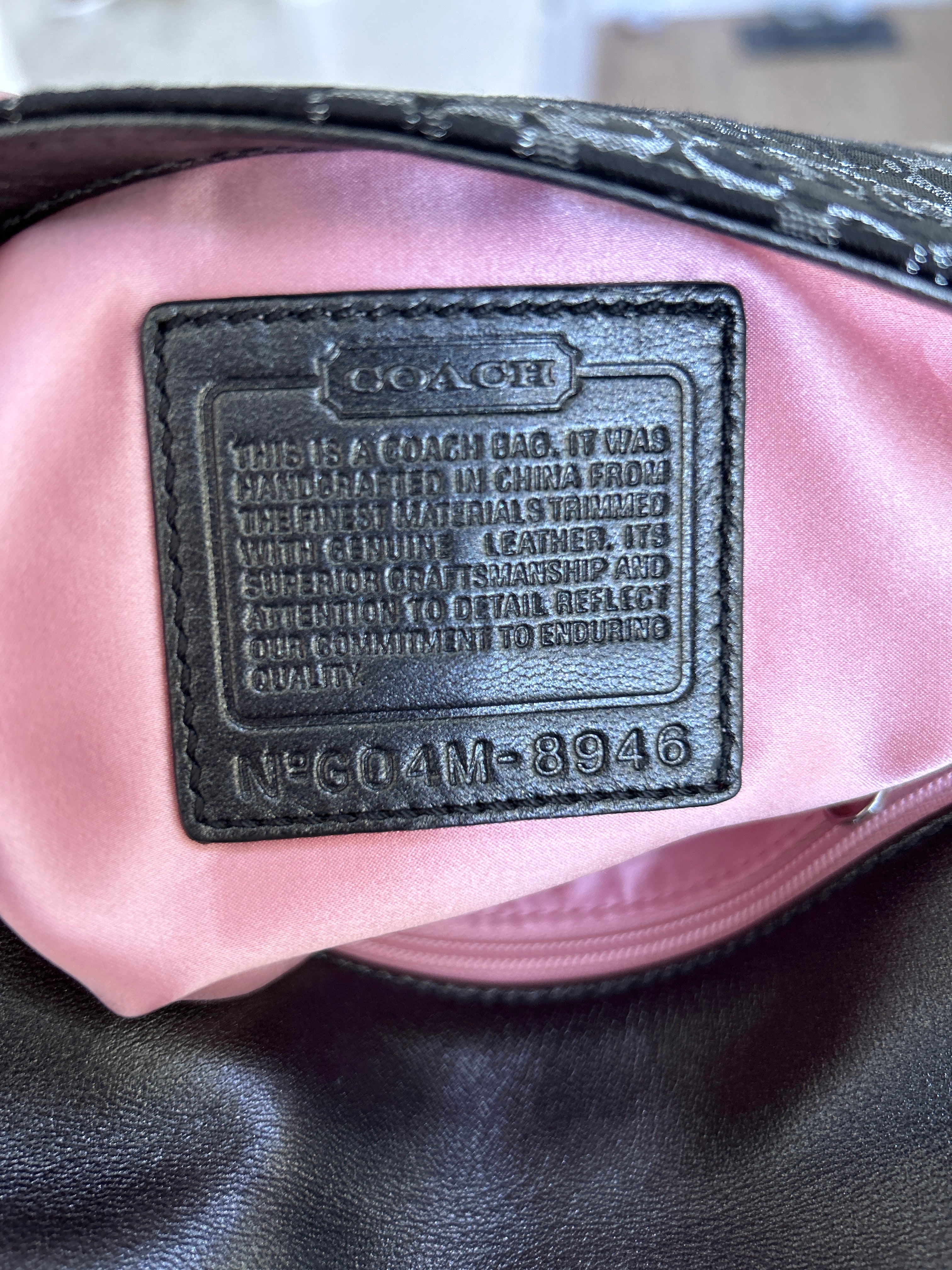 Vintage Coach optic limited edition shoulder bag