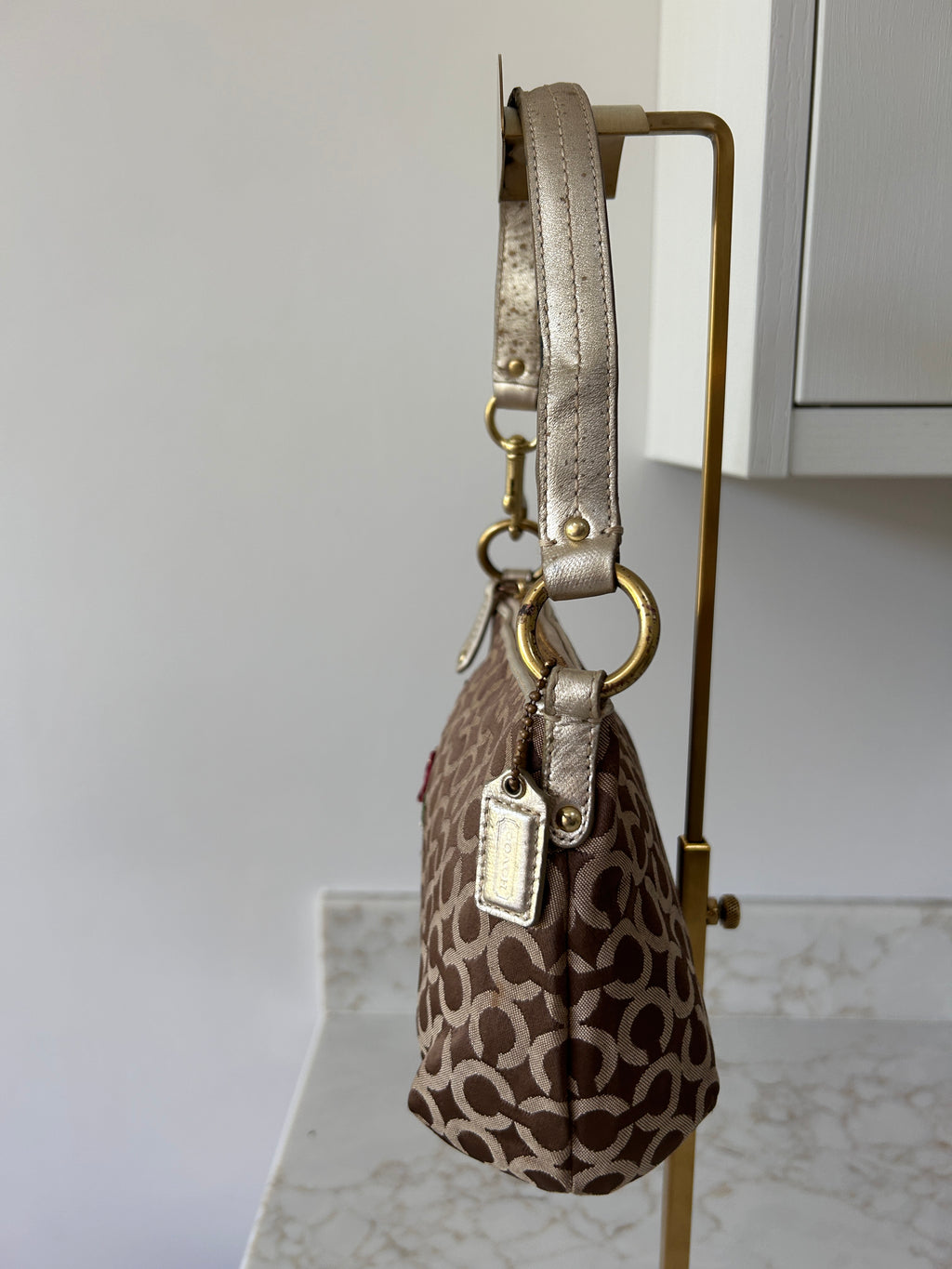 Vintage Coach flower shoulder bag