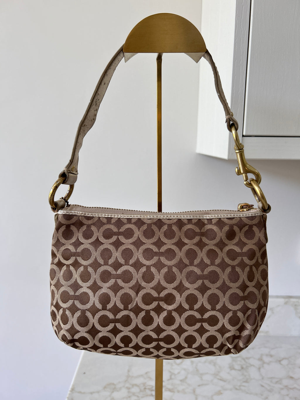 Vintage Coach flower shoulder bag