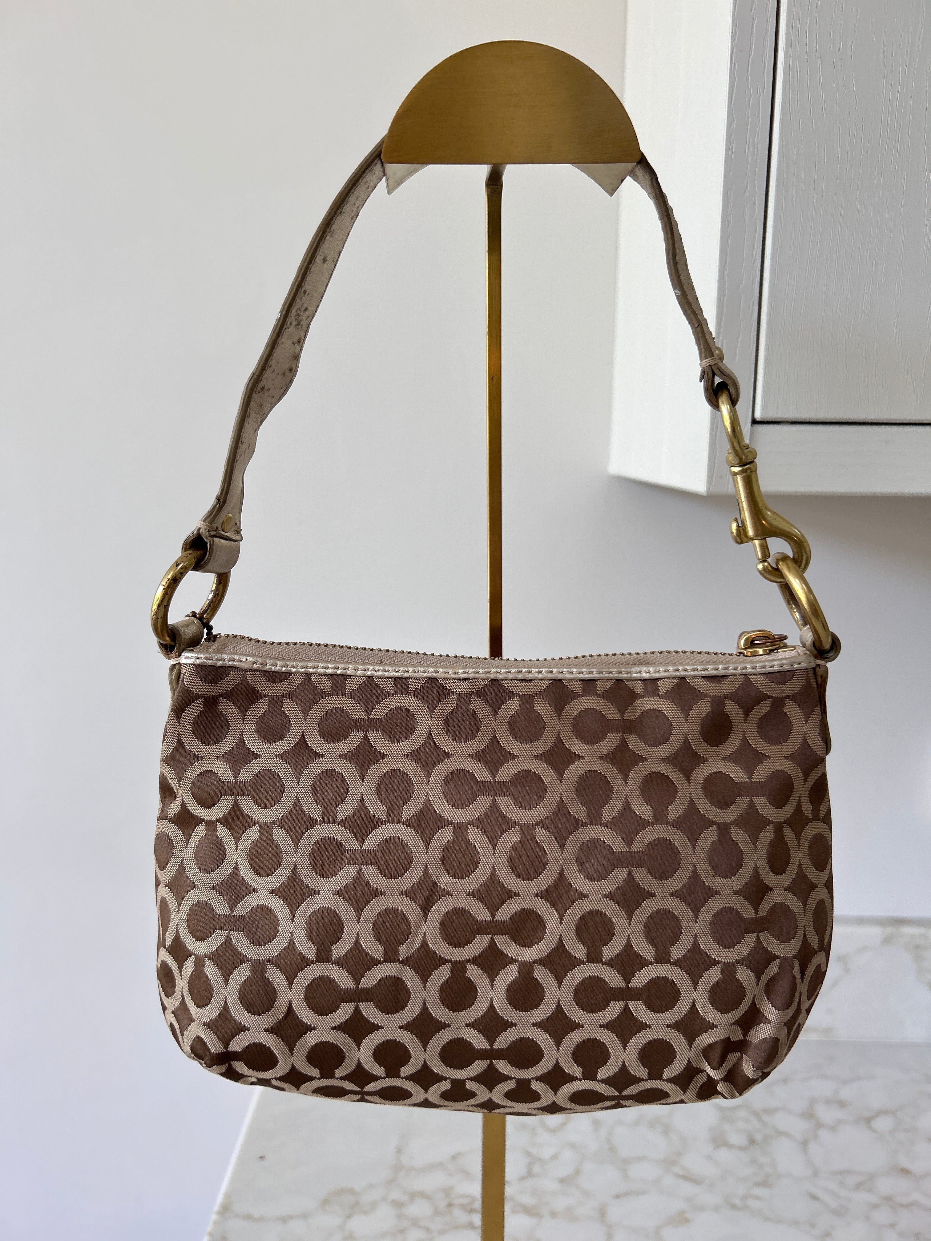 Vintage Coach flower shoulder bag