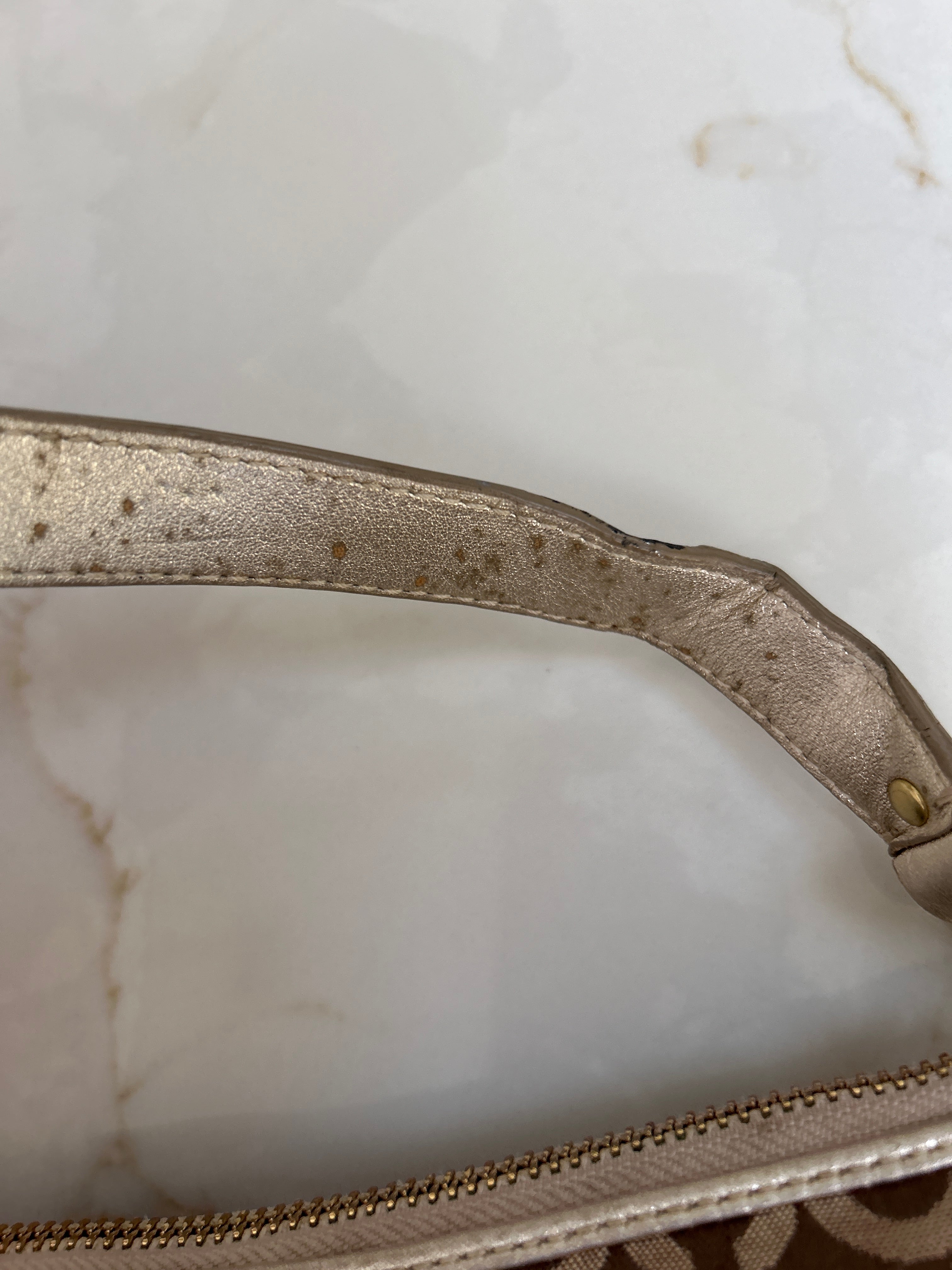 Vintage Coach flower shoulder bag