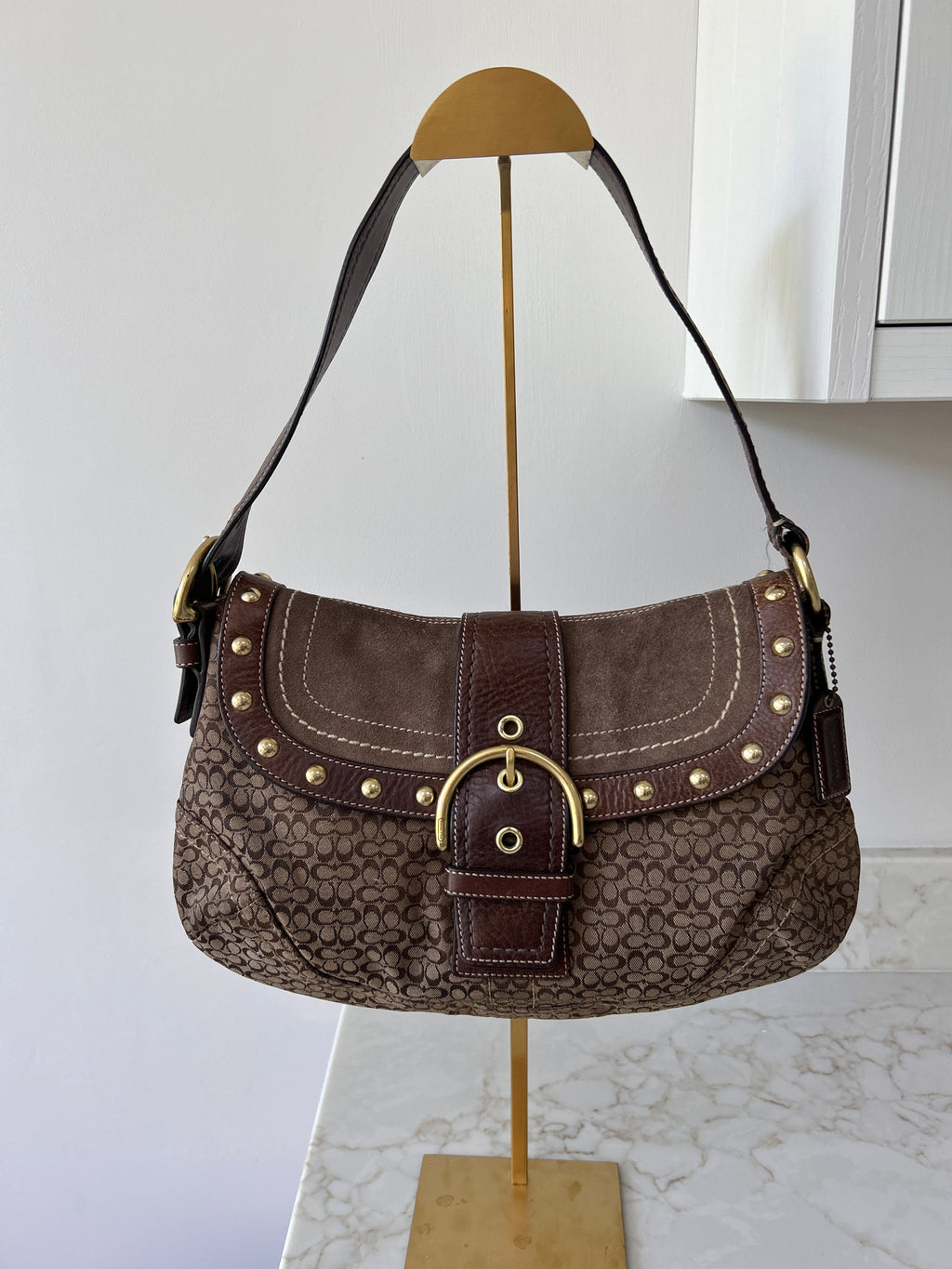 Vintage Coach Soho brown shoulder bag
