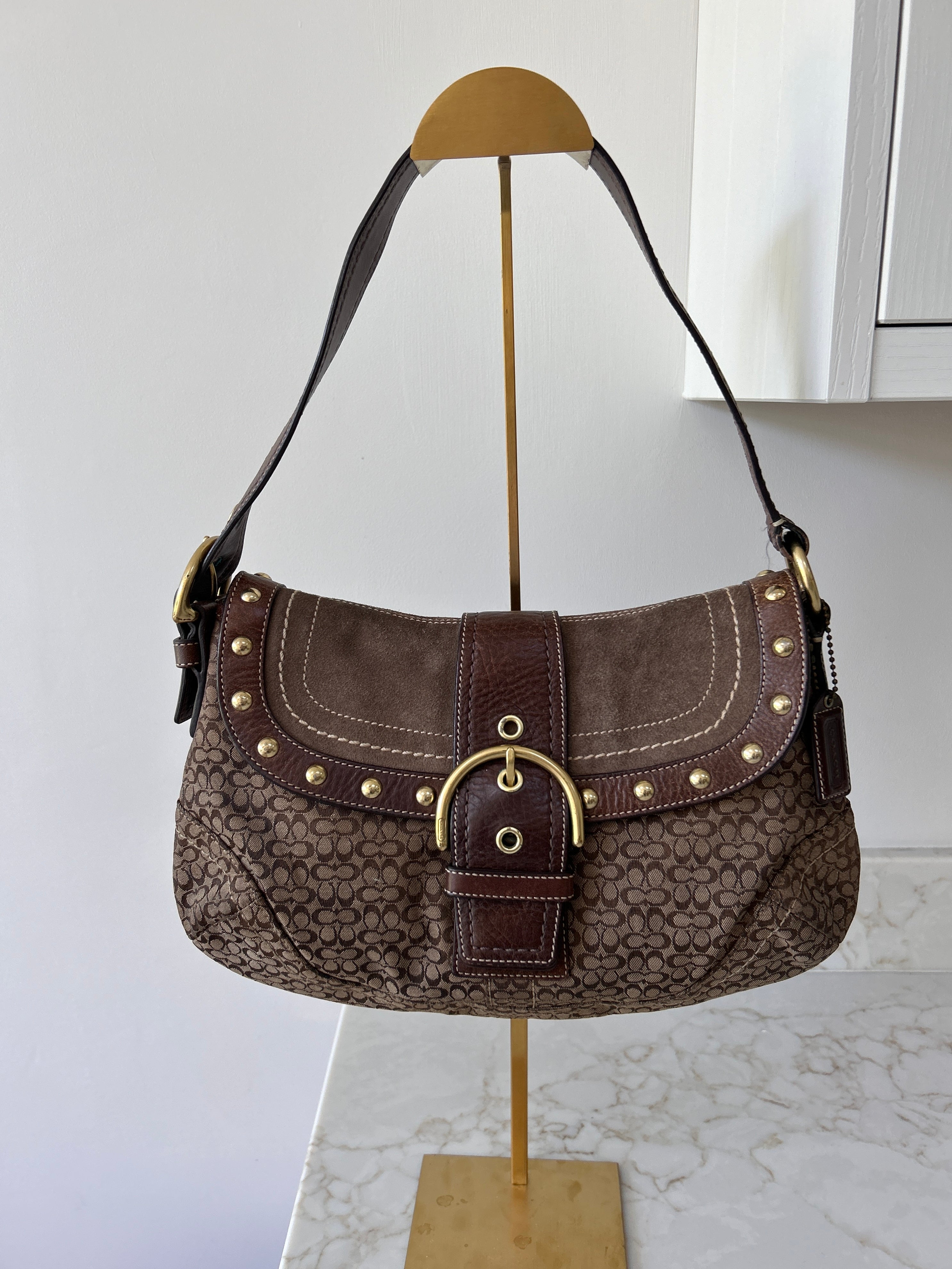 Vintage Coach Soho brown shoulder bag