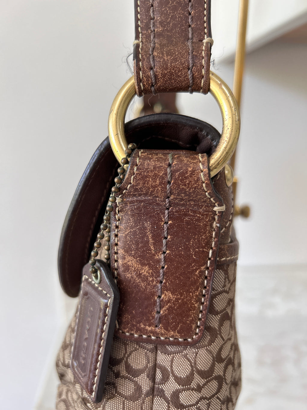 Vintage Coach Soho brown shoulder bag