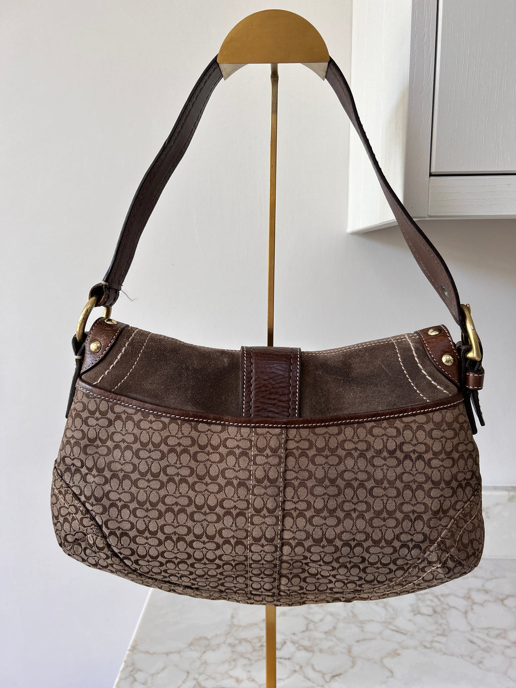 Vintage Coach Soho brown shoulder bag