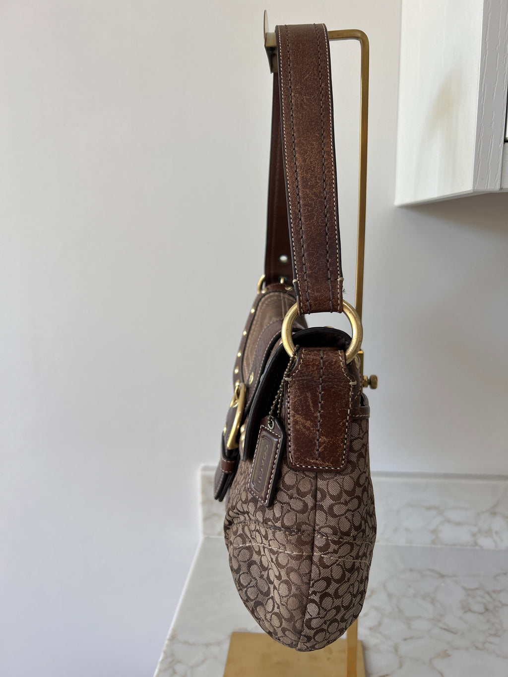 Vintage Coach Soho brown shoulder bag