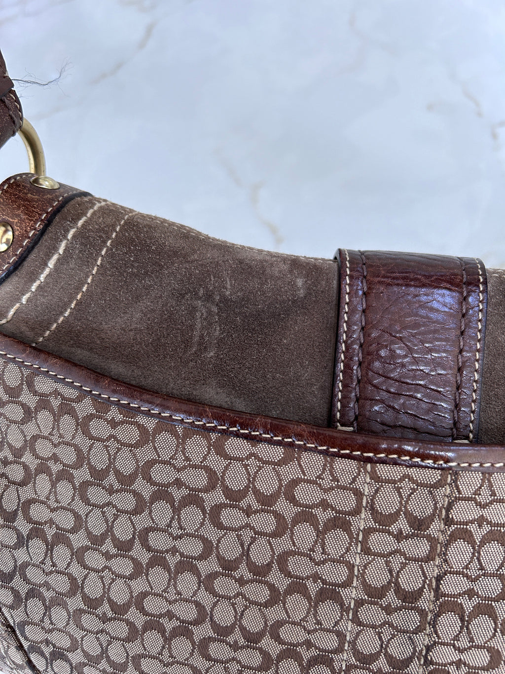 Vintage Coach Soho brown shoulder bag
