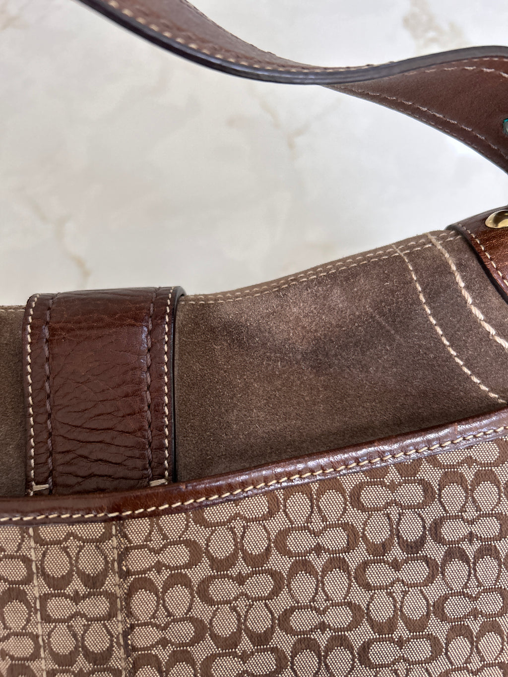 Vintage Coach Soho brown shoulder bag