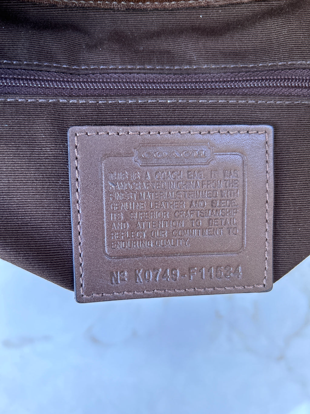 Vintage Coach Soho brown shoulder bag