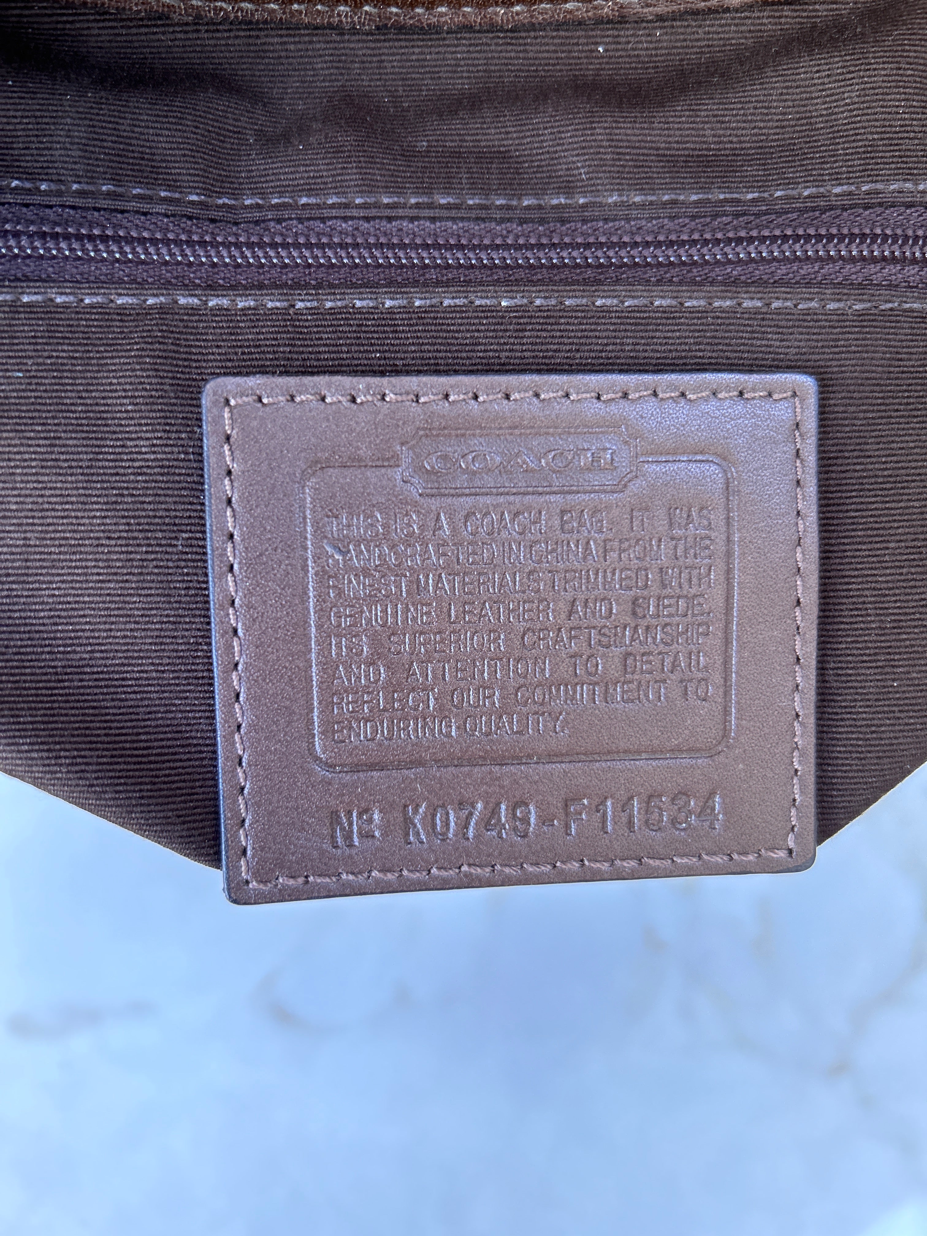 Vintage Coach Soho brown shoulder bag