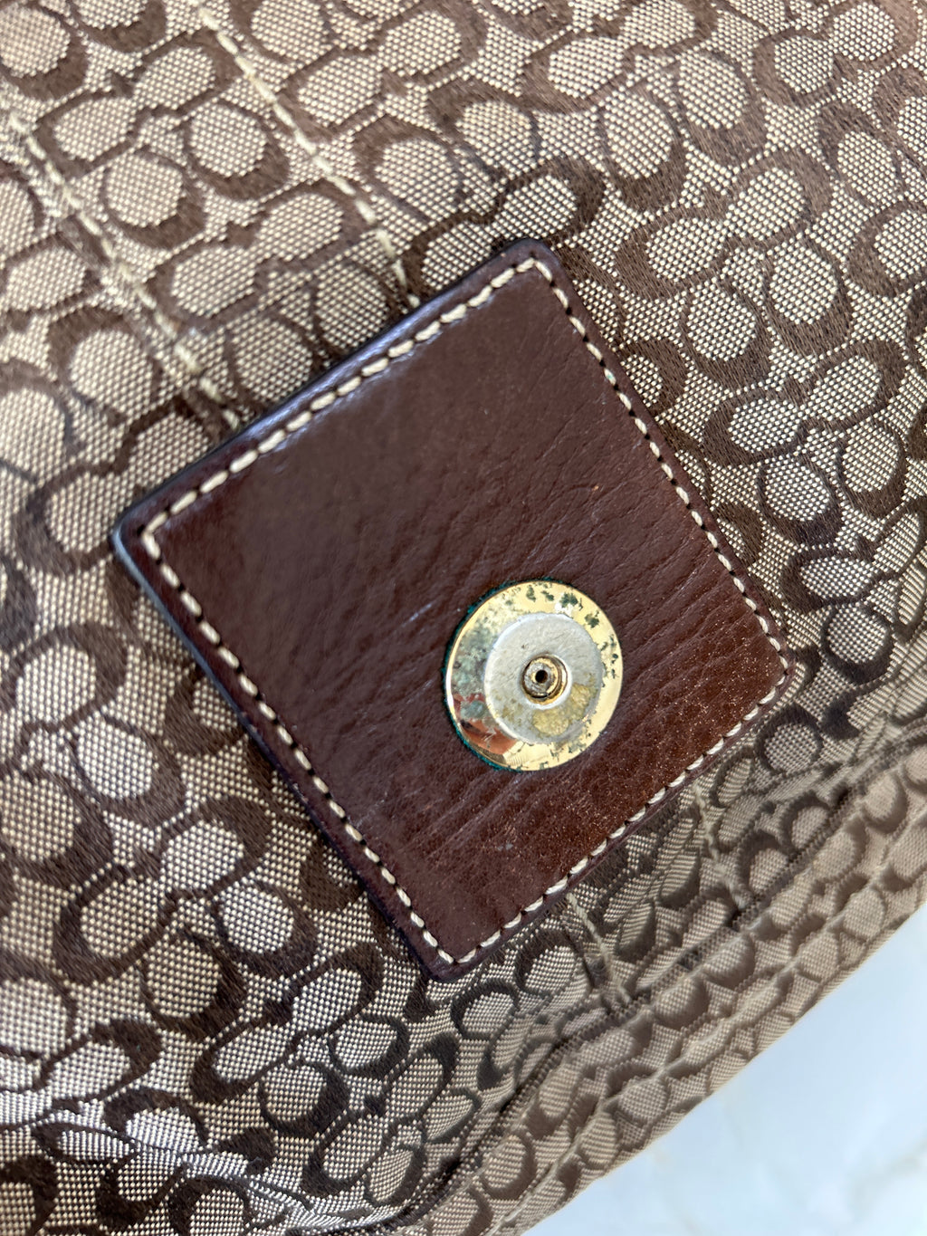 Vintage Coach Soho brown shoulder bag