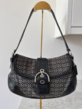 Vintage Coach Soho black shoulder bag