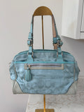 Vintage Coach light blue shoulder bag