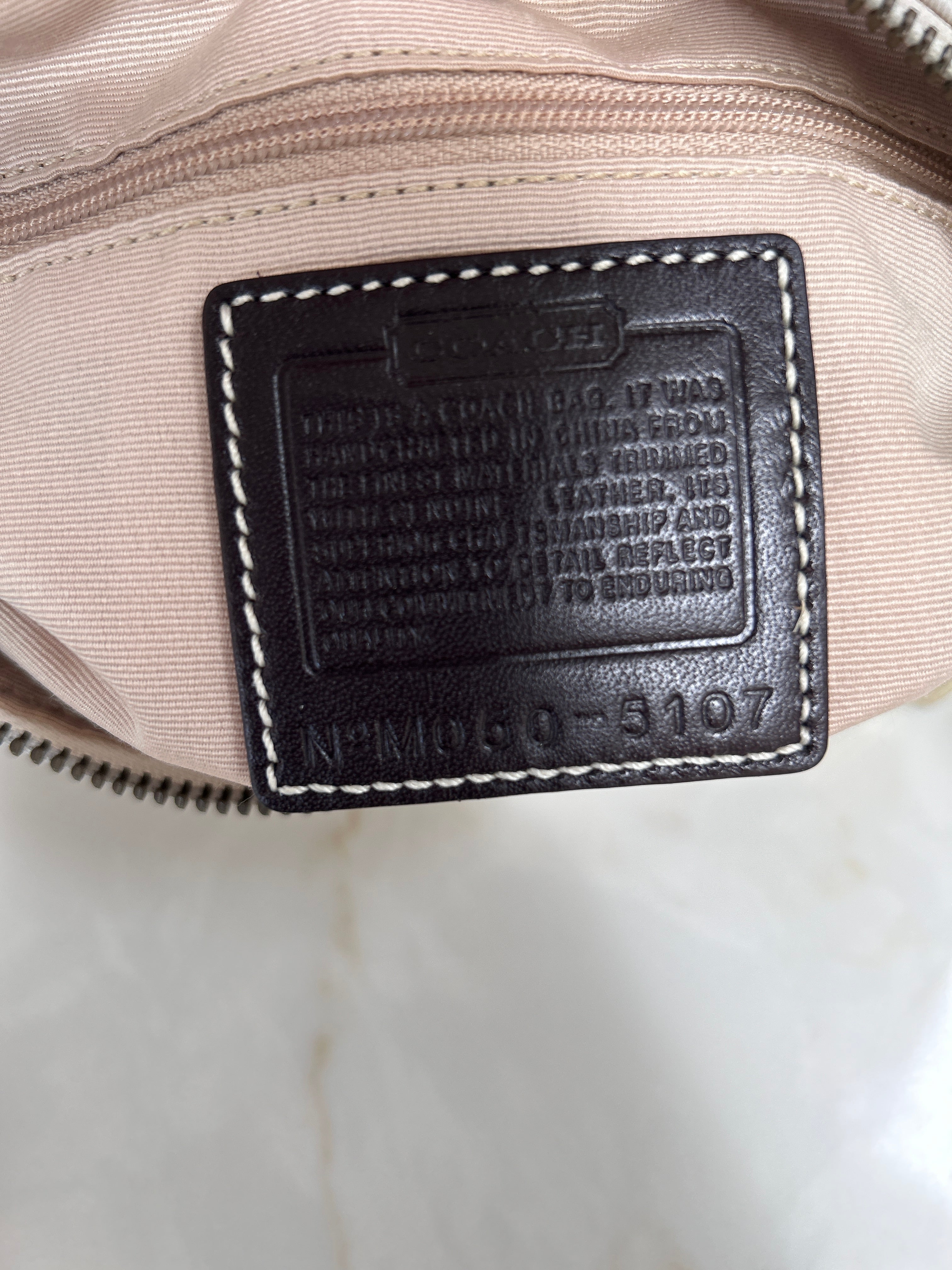 Vintage Coach mini Soho buckle shoulder bag