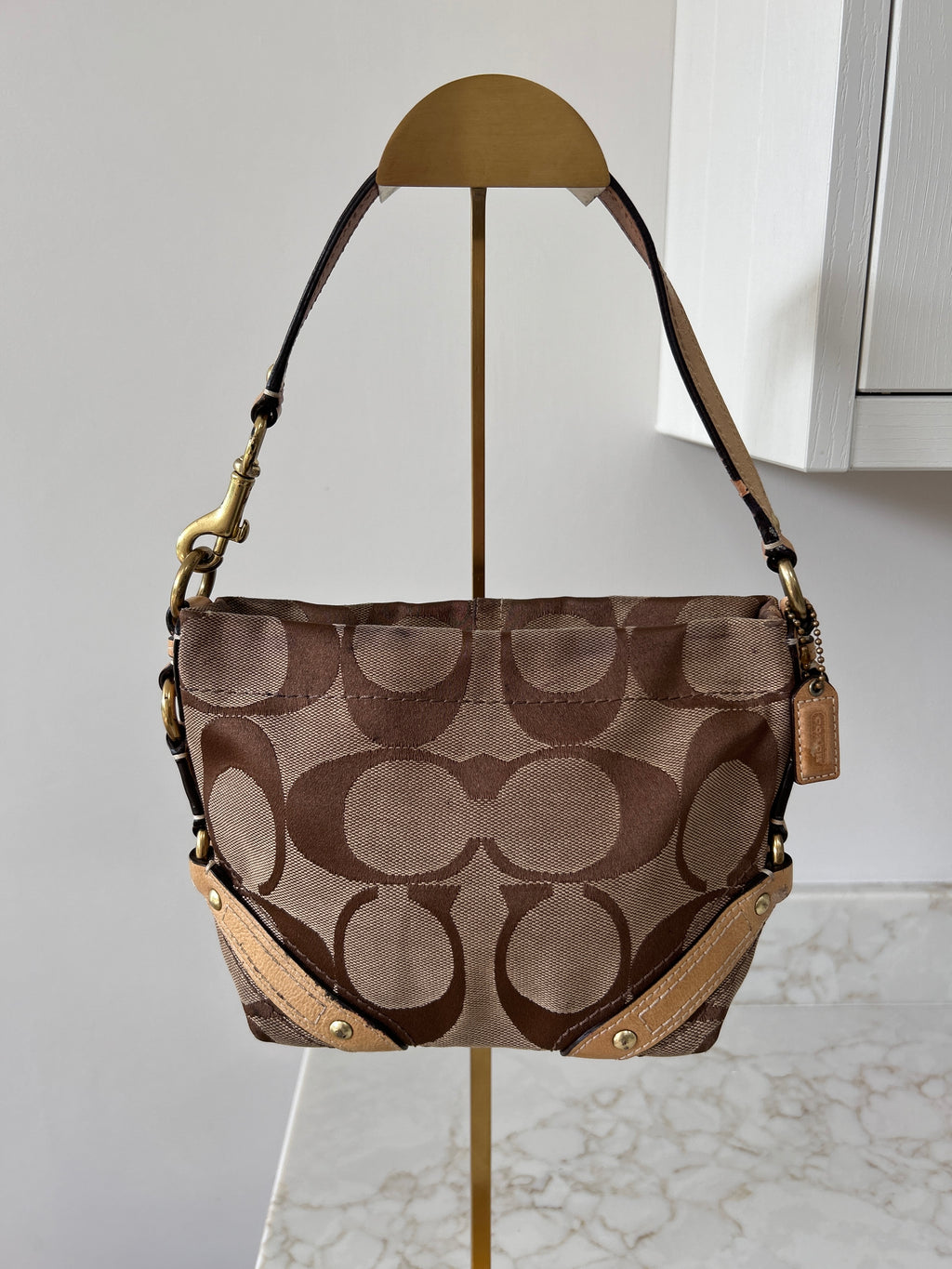 Vintage Coach mini Carly shoulder bag
