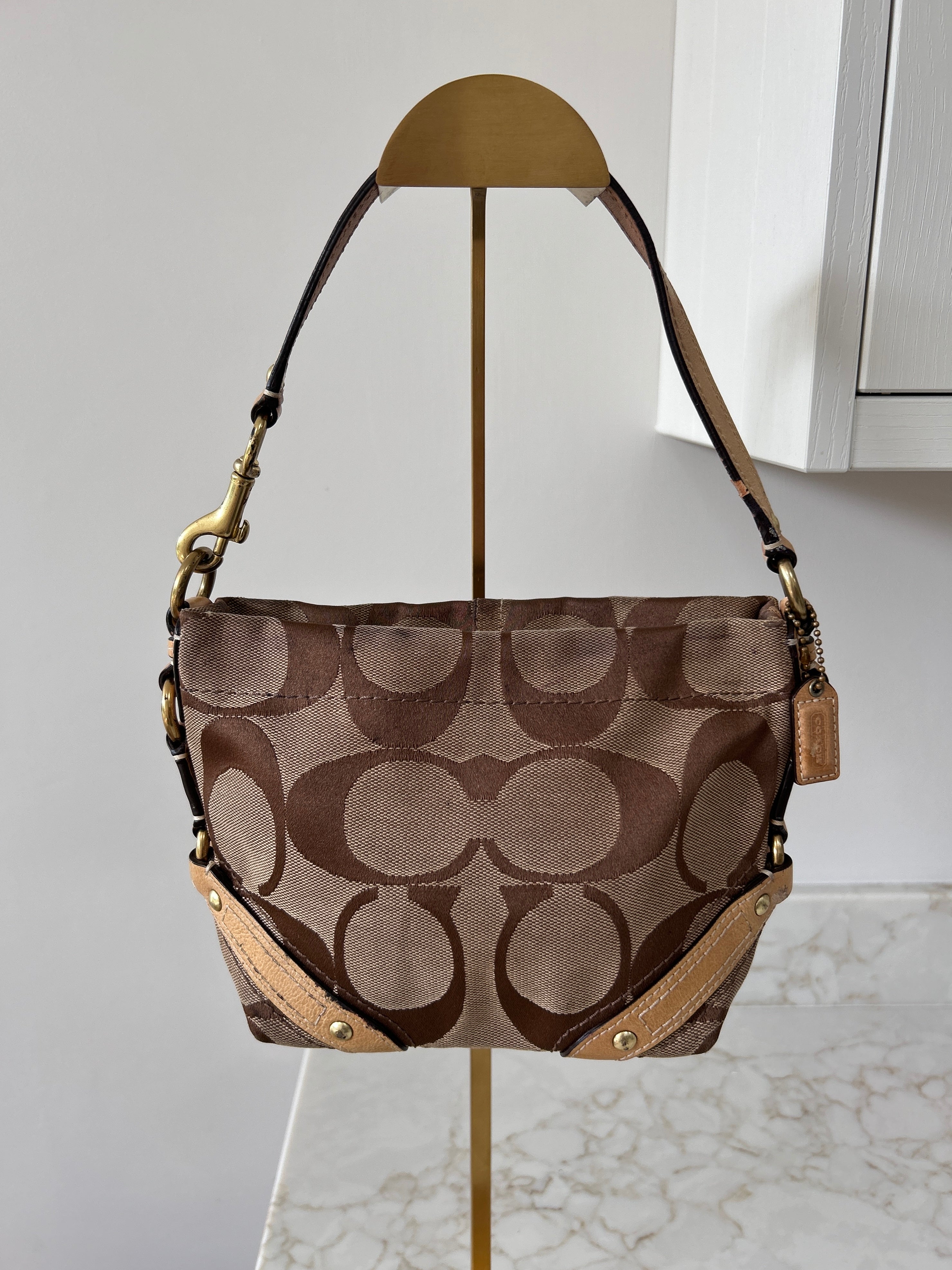Vintage Coach mini Carly shoulder bag