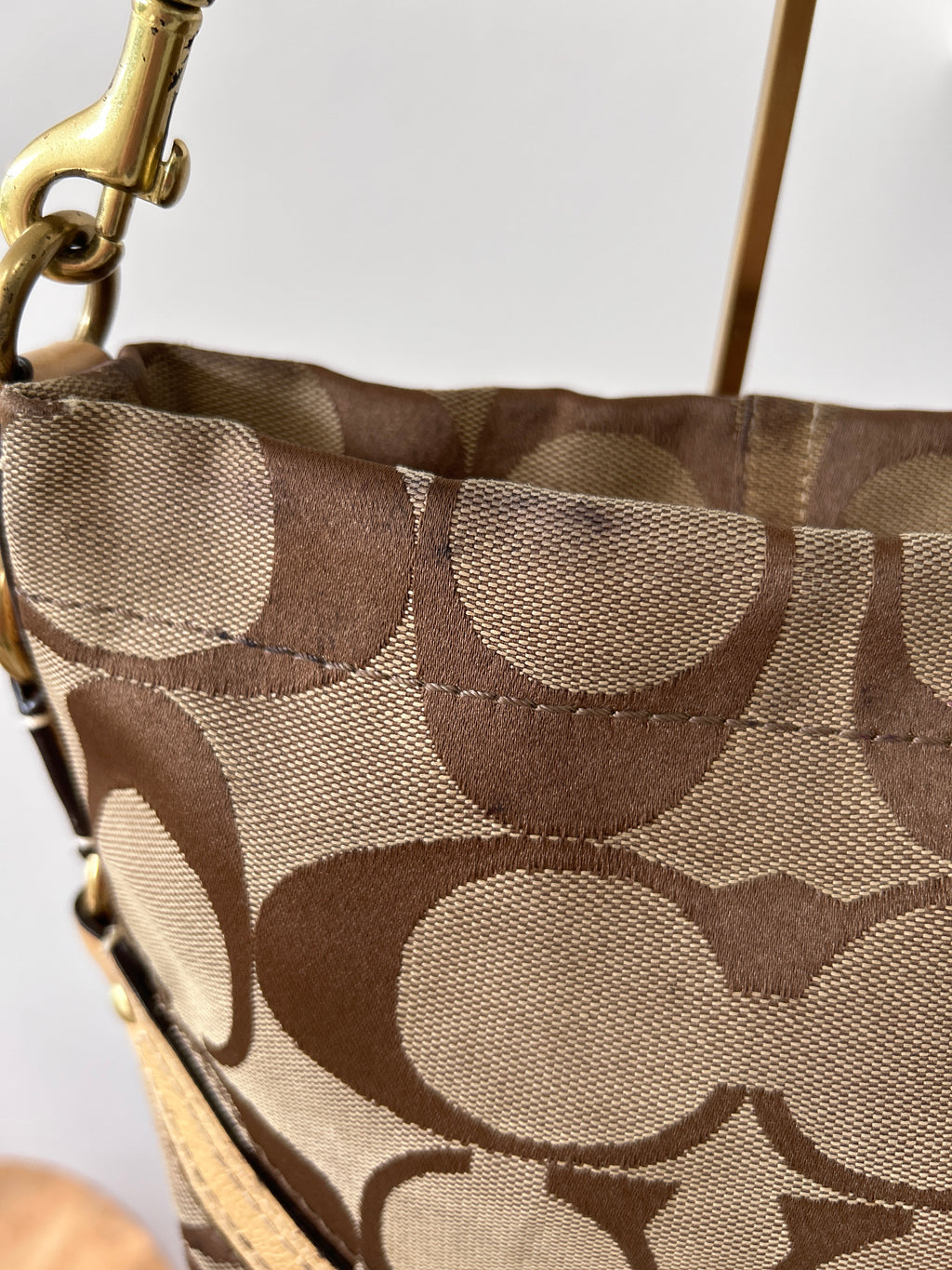 Vintage Coach mini Carly shoulder bag