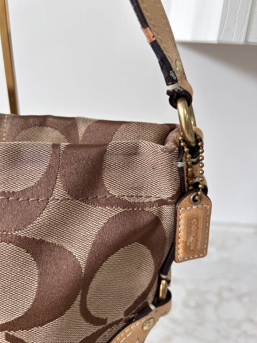 Vintage Coach mini Carly shoulder bag