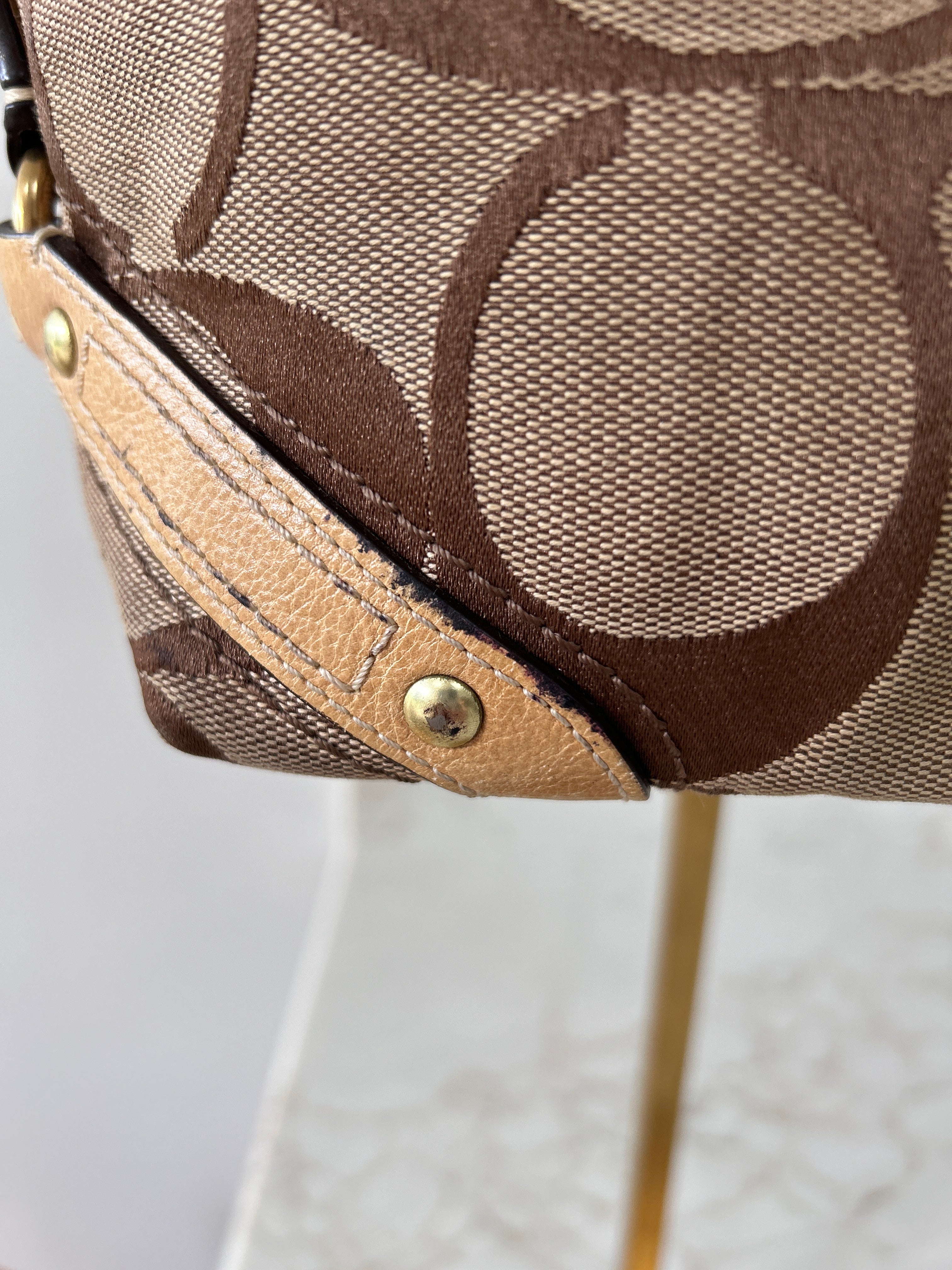 Vintage Coach mini Carly shoulder bag