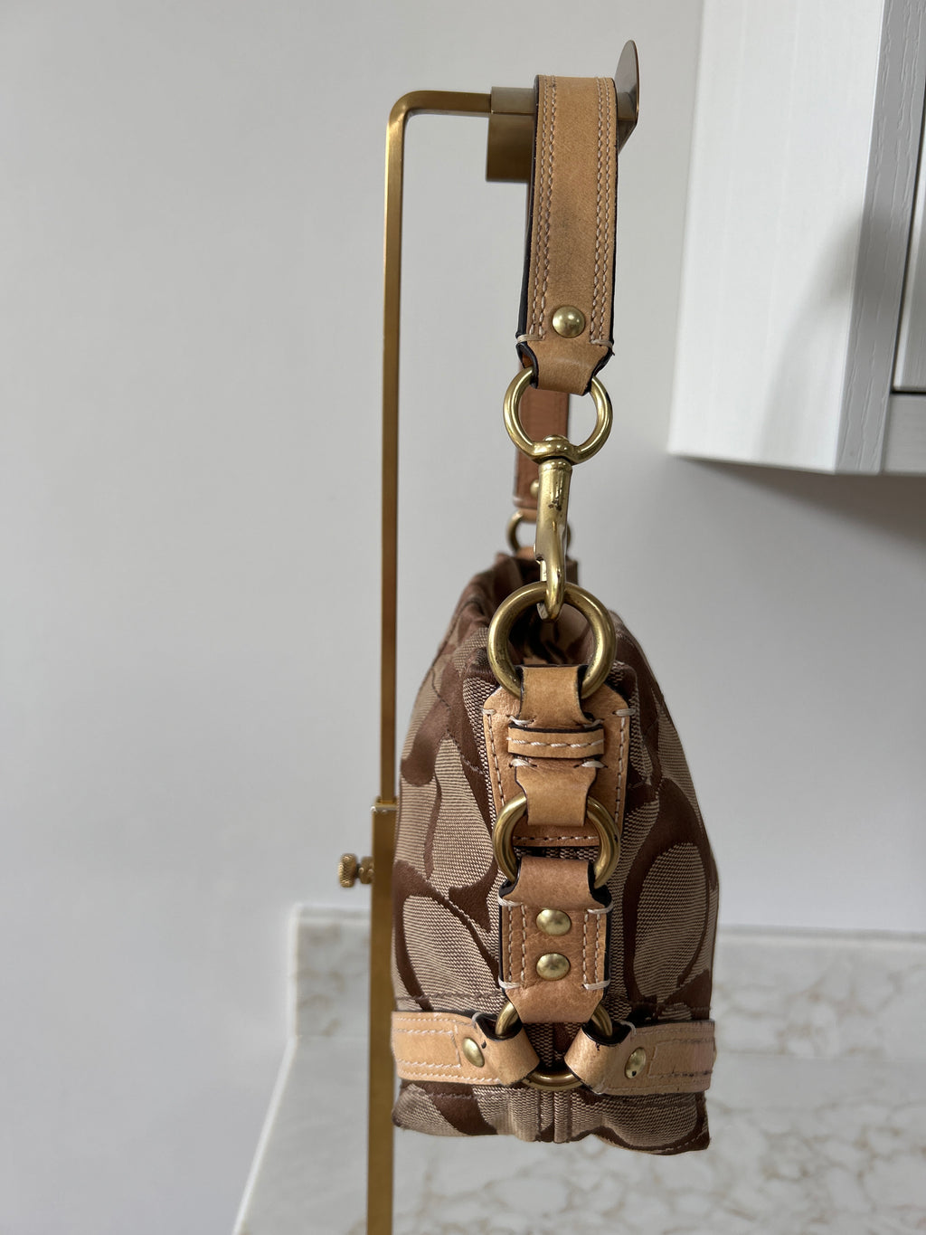 Vintage Coach mini Carly shoulder bag