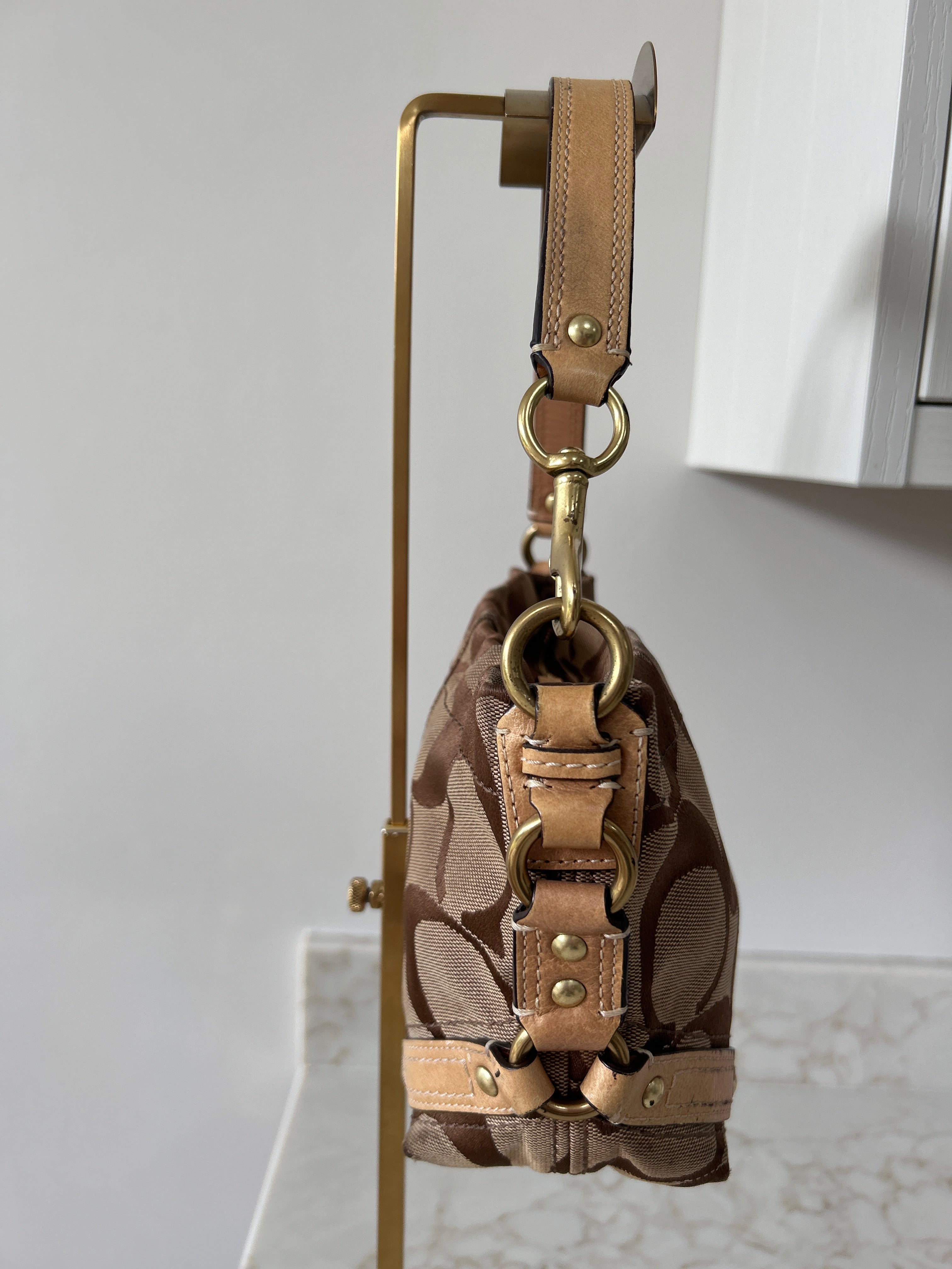 Vintage Coach mini Carly shoulder bag