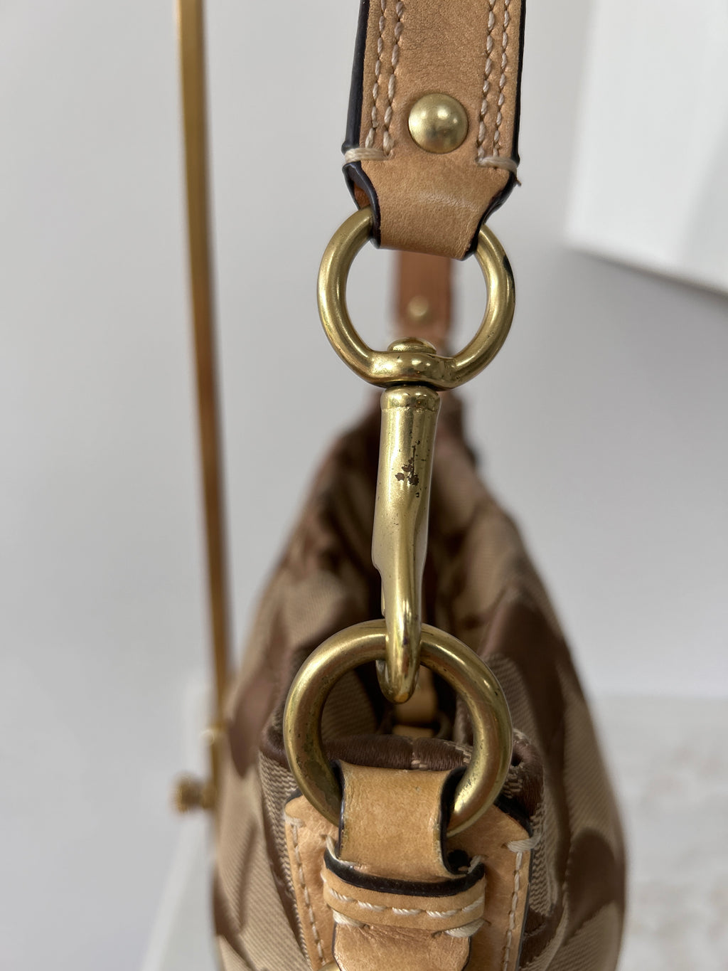 Vintage Coach mini Carly shoulder bag
