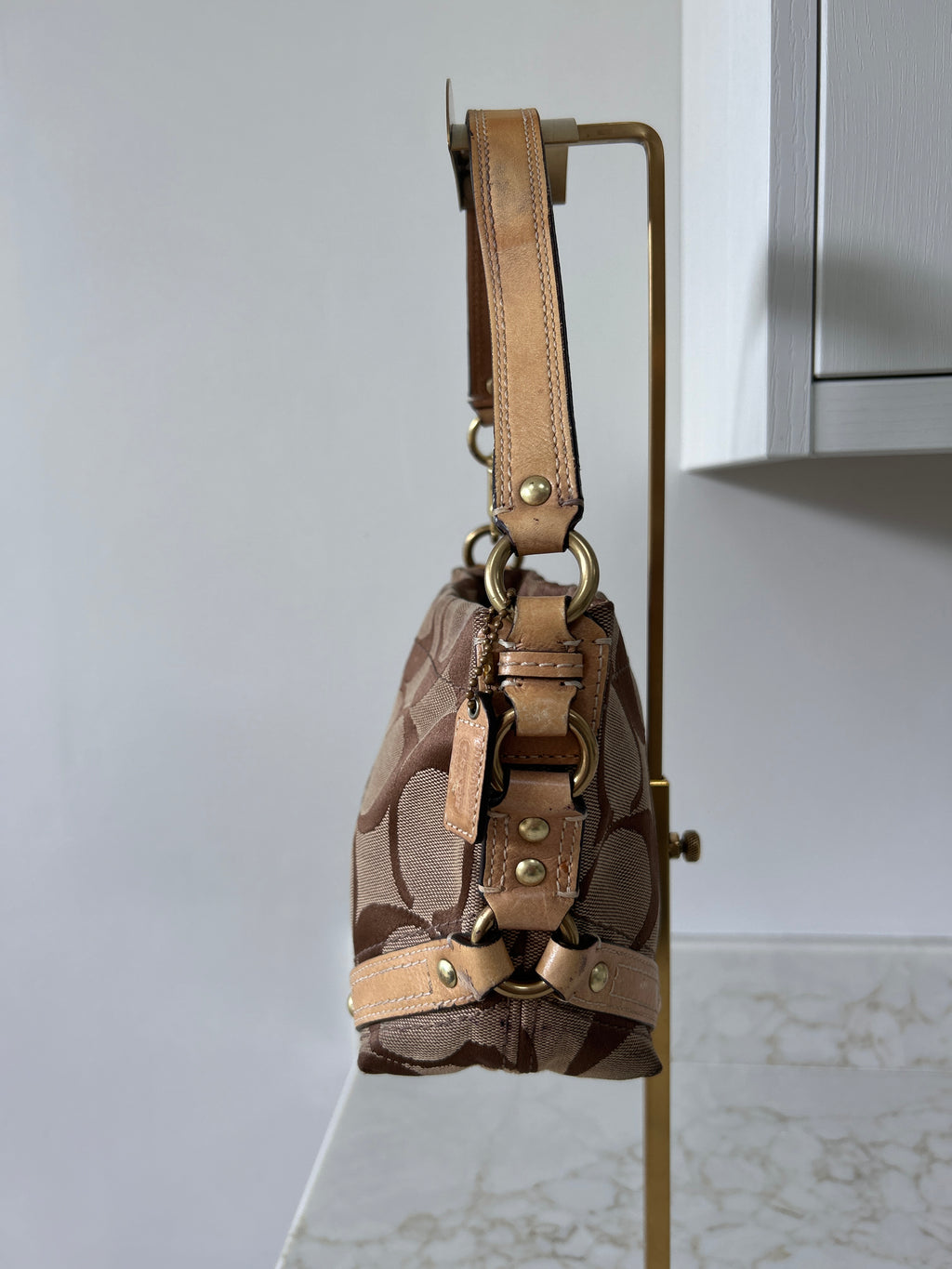 Vintage Coach mini Carly shoulder bag
