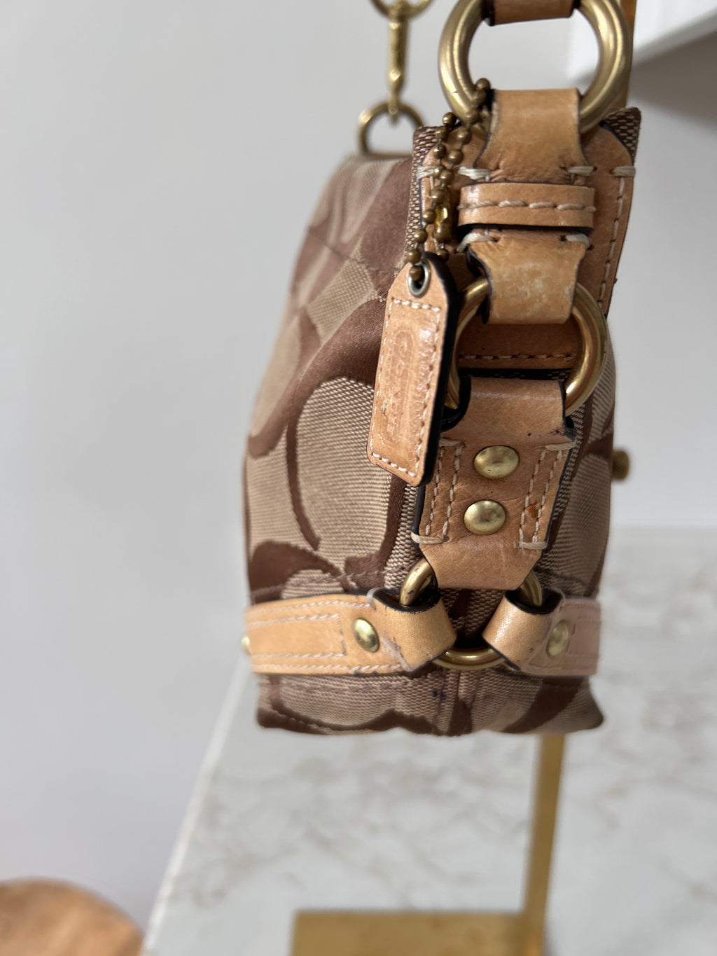 Vintage Coach mini Carly shoulder bag