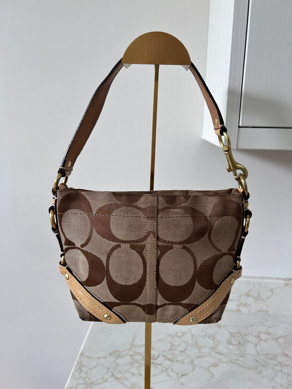 Vintage Coach mini Carly shoulder bag