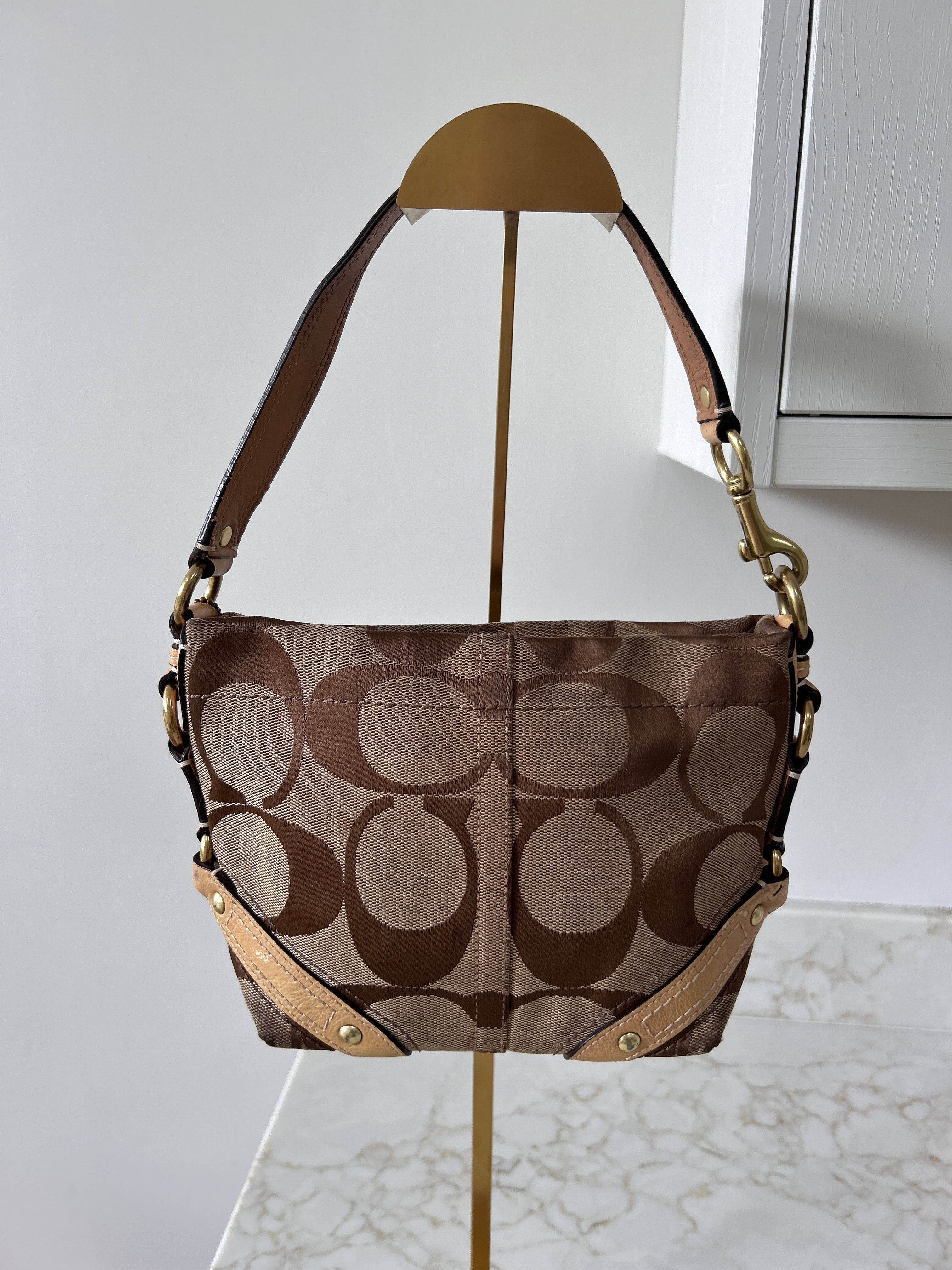 Vintage Coach mini Carly shoulder bag