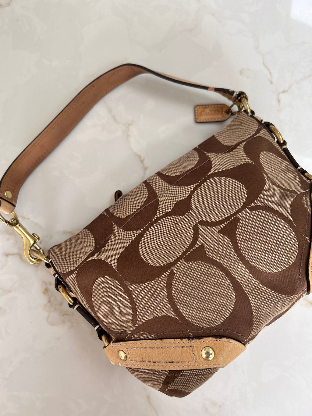 Vintage Coach mini Carly shoulder bag