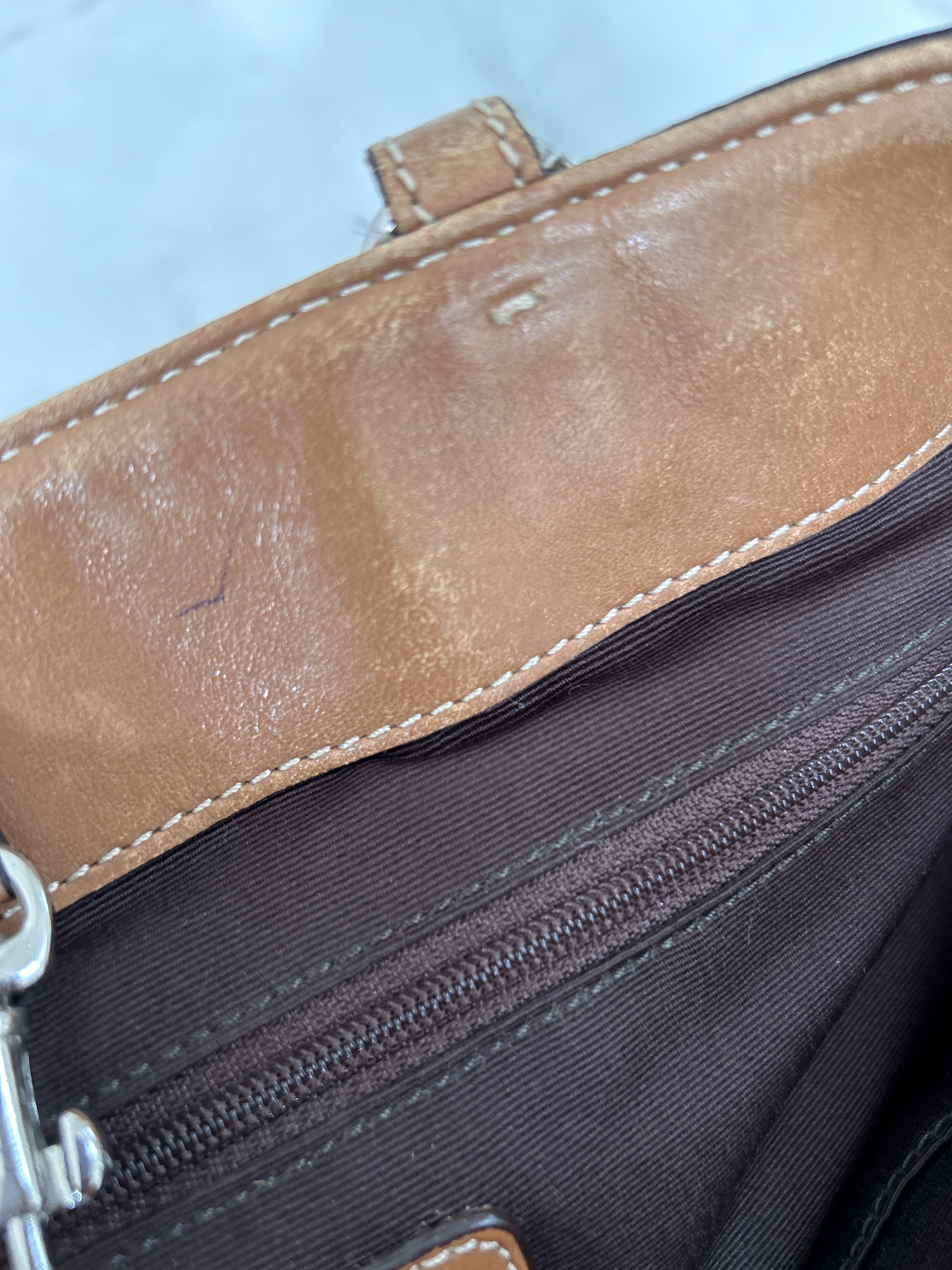 Vintage Coach optic monogram shoulder bag