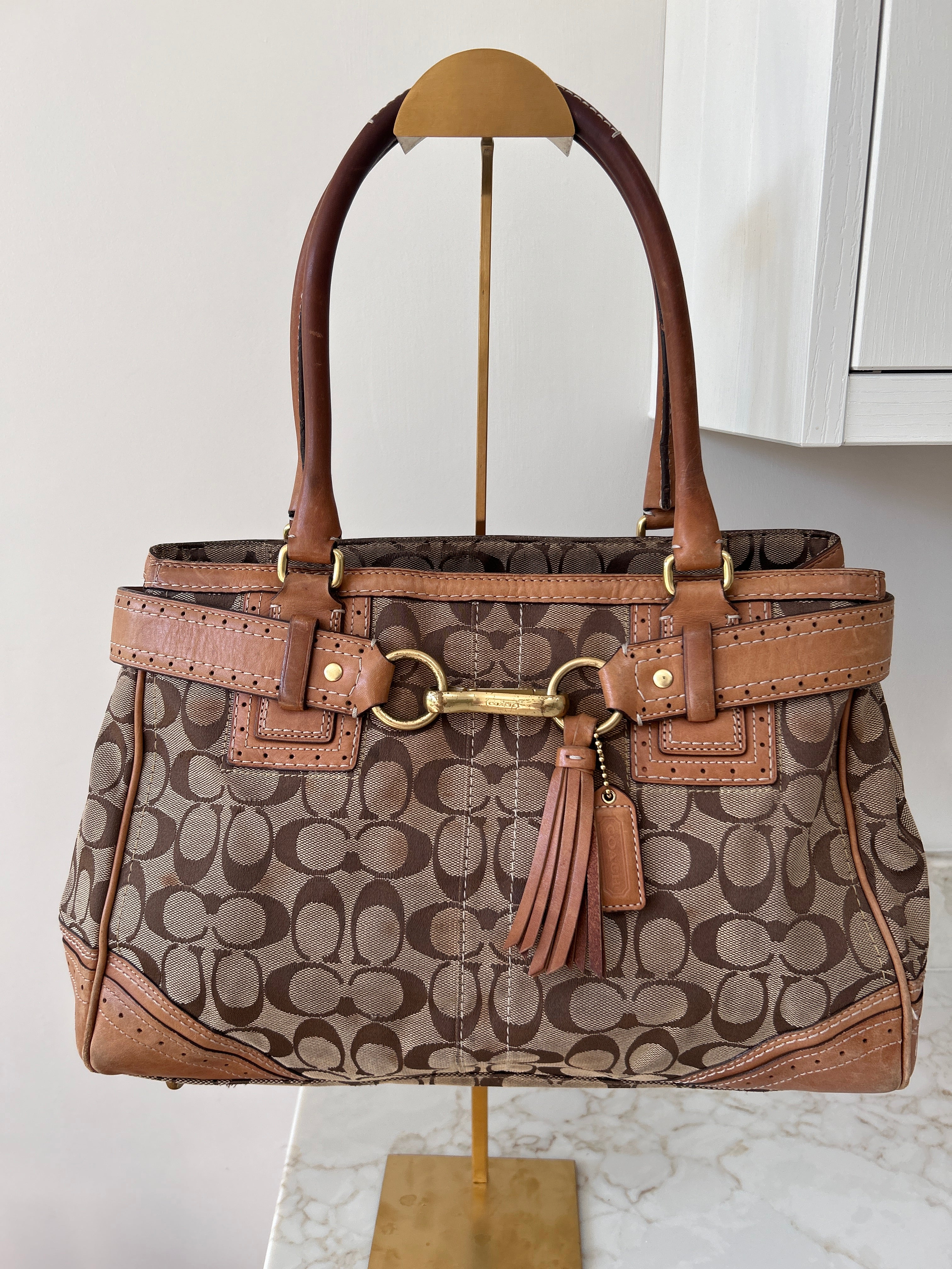 Vintage Coach Hamptons shoulder bag