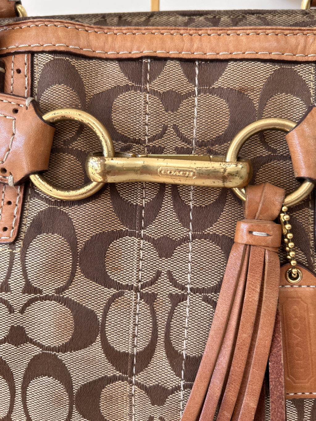 Vintage Coach Hamptons shoulder bag