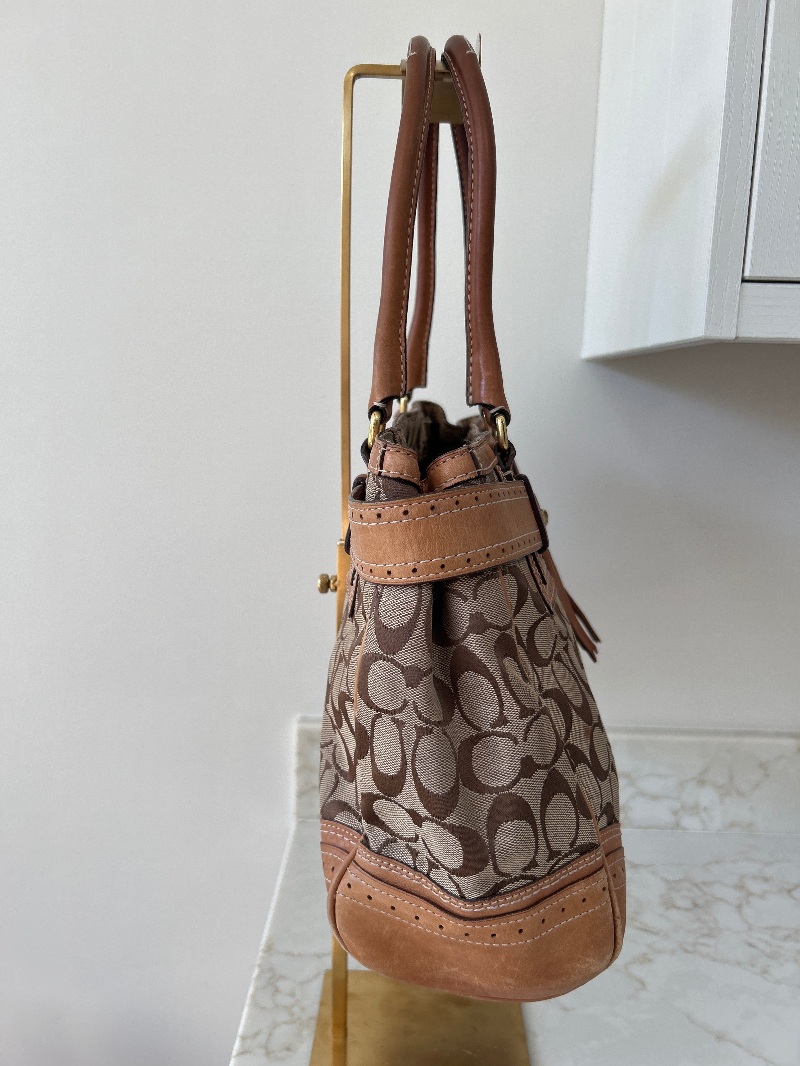 Vintage Coach Hamptons shoulder bag