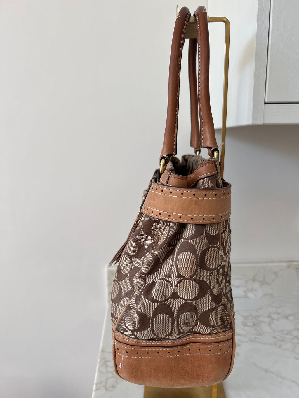 Vintage Coach Hamptons shoulder bag