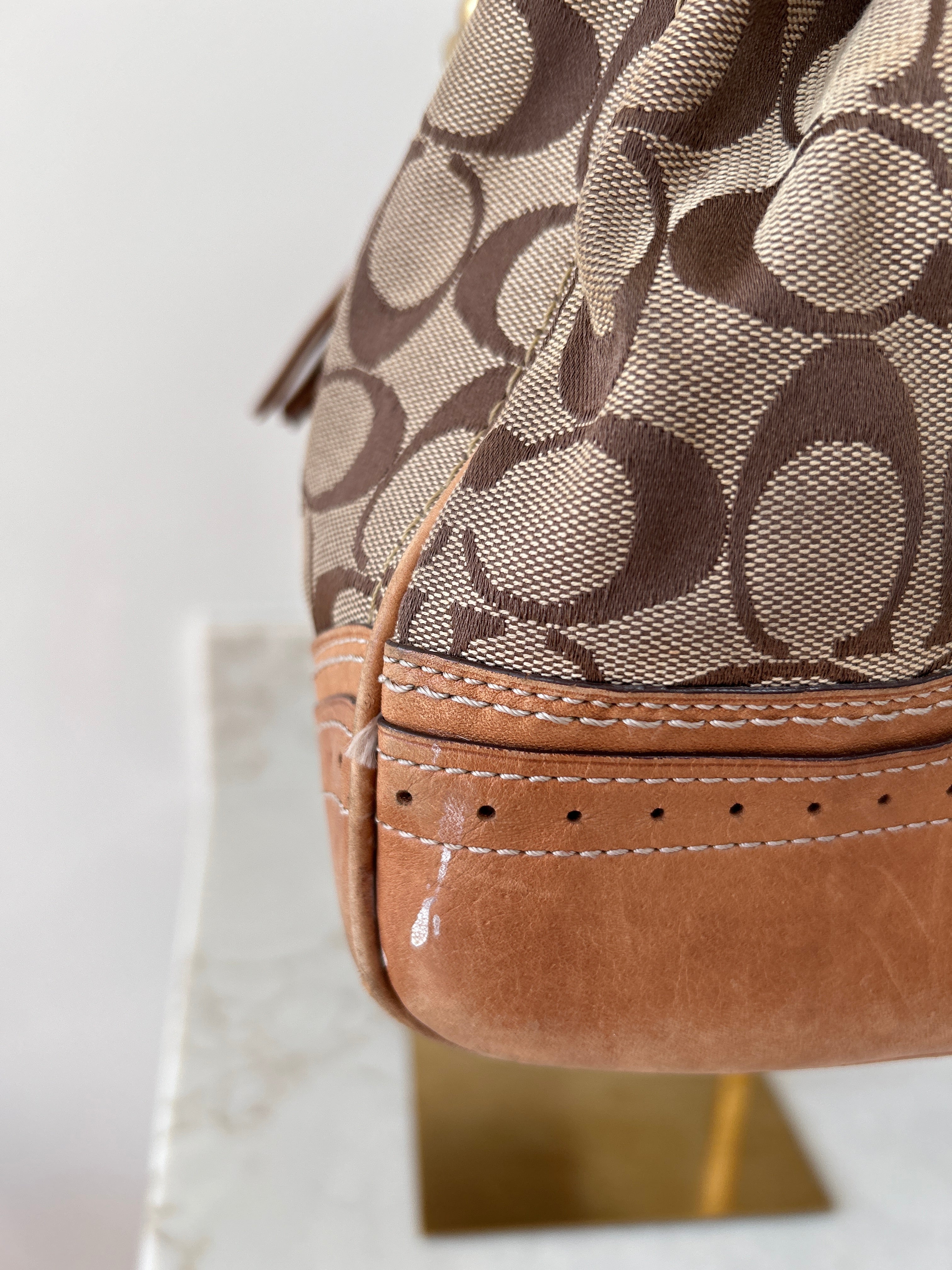 Vintage Coach Hamptons shoulder bag