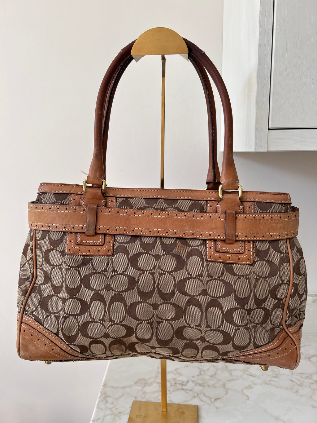Vintage Coach Hamptons shoulder bag