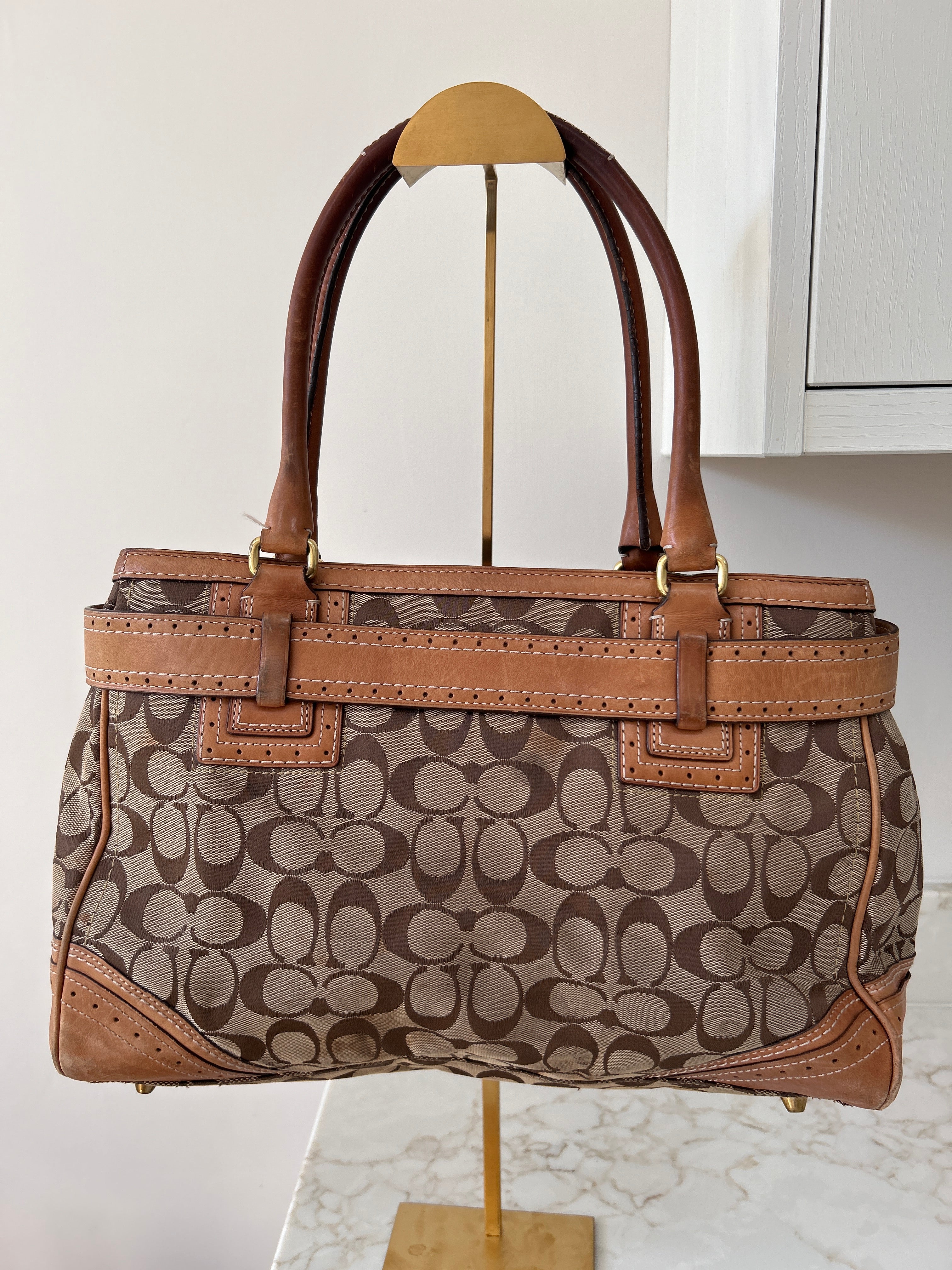 Vintage Coach Hamptons shoulder bag