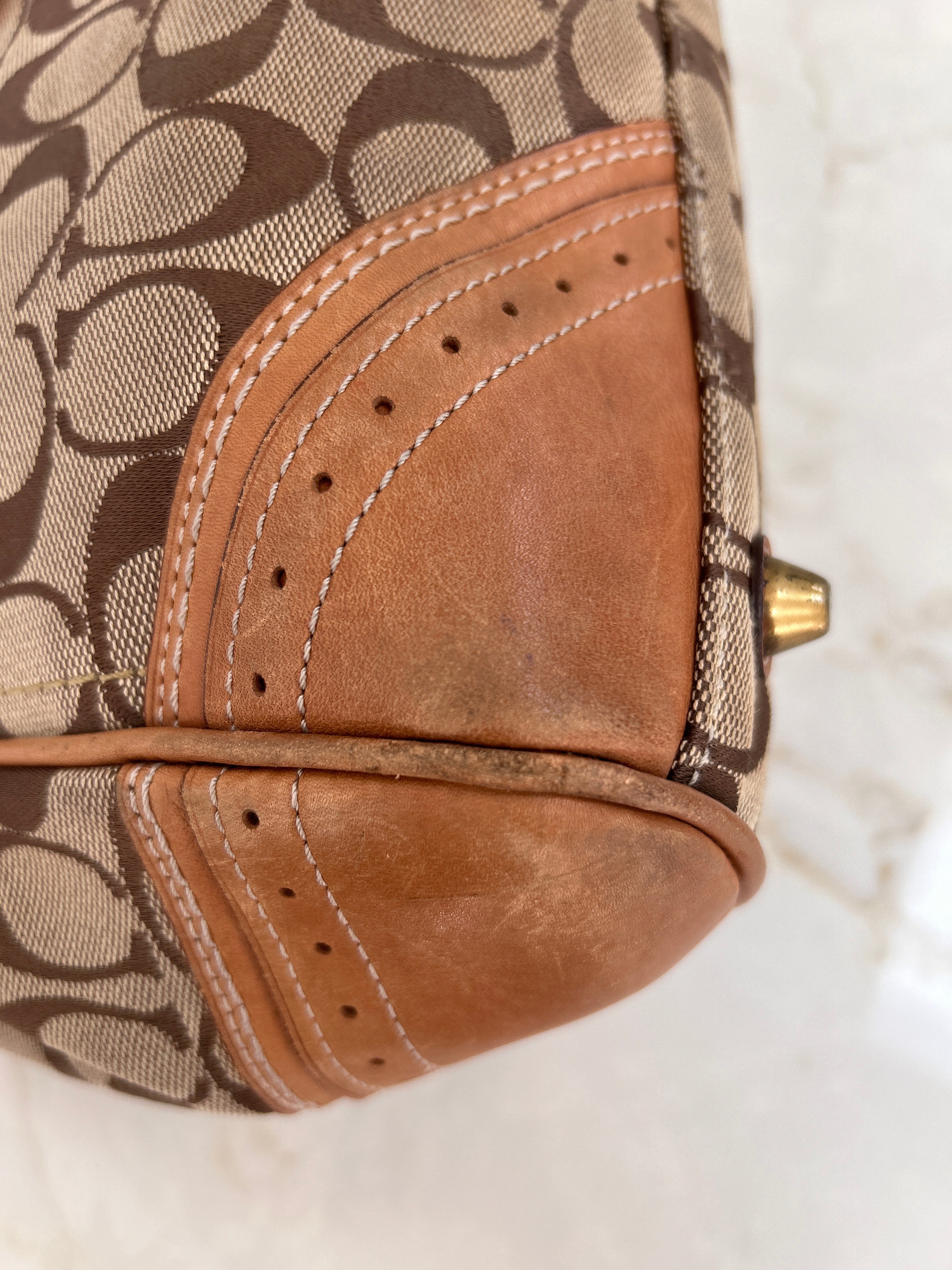 Vintage Coach Hamptons shoulder bag