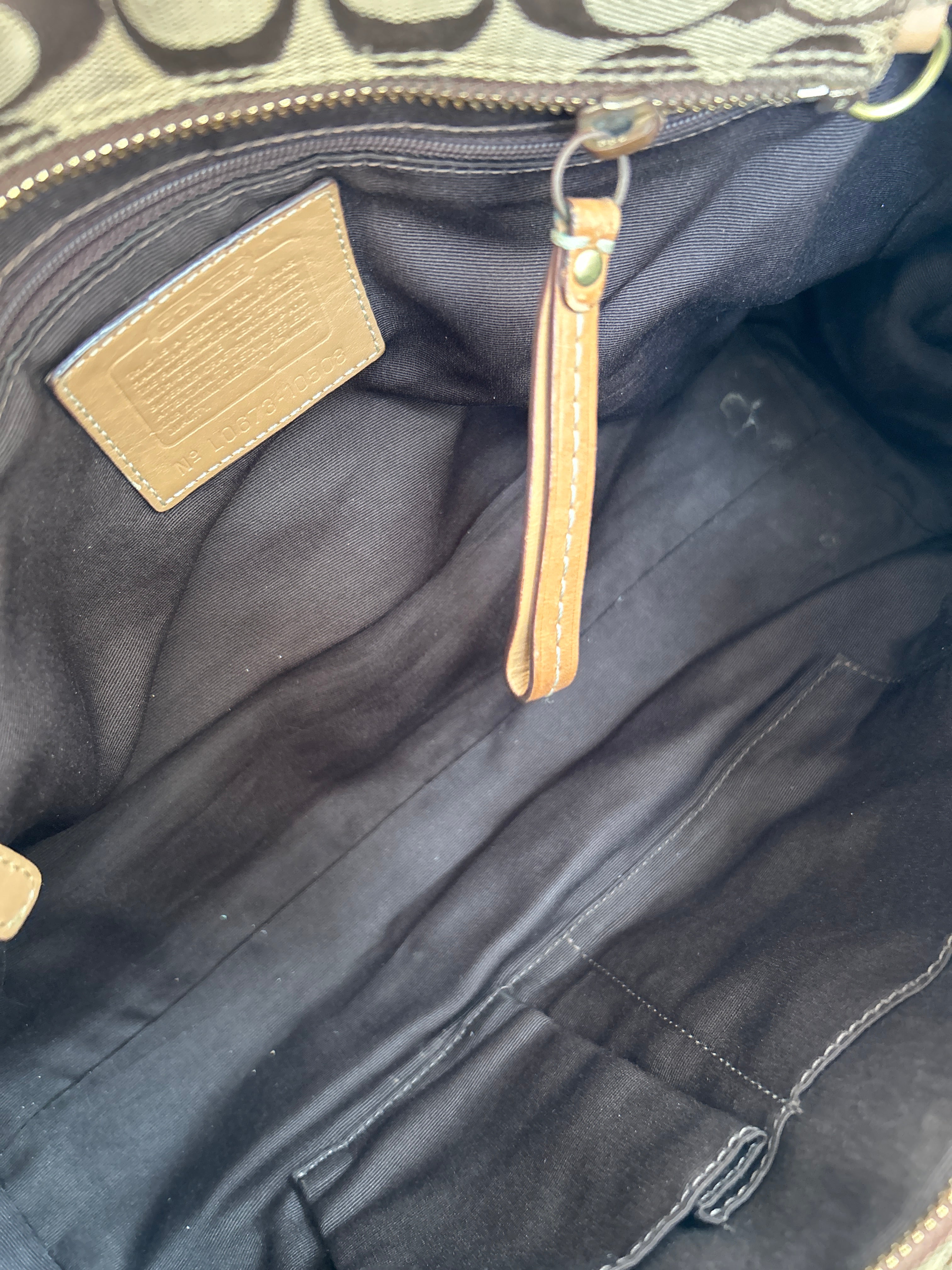 Vintage Coach Hamptons shoulder bag